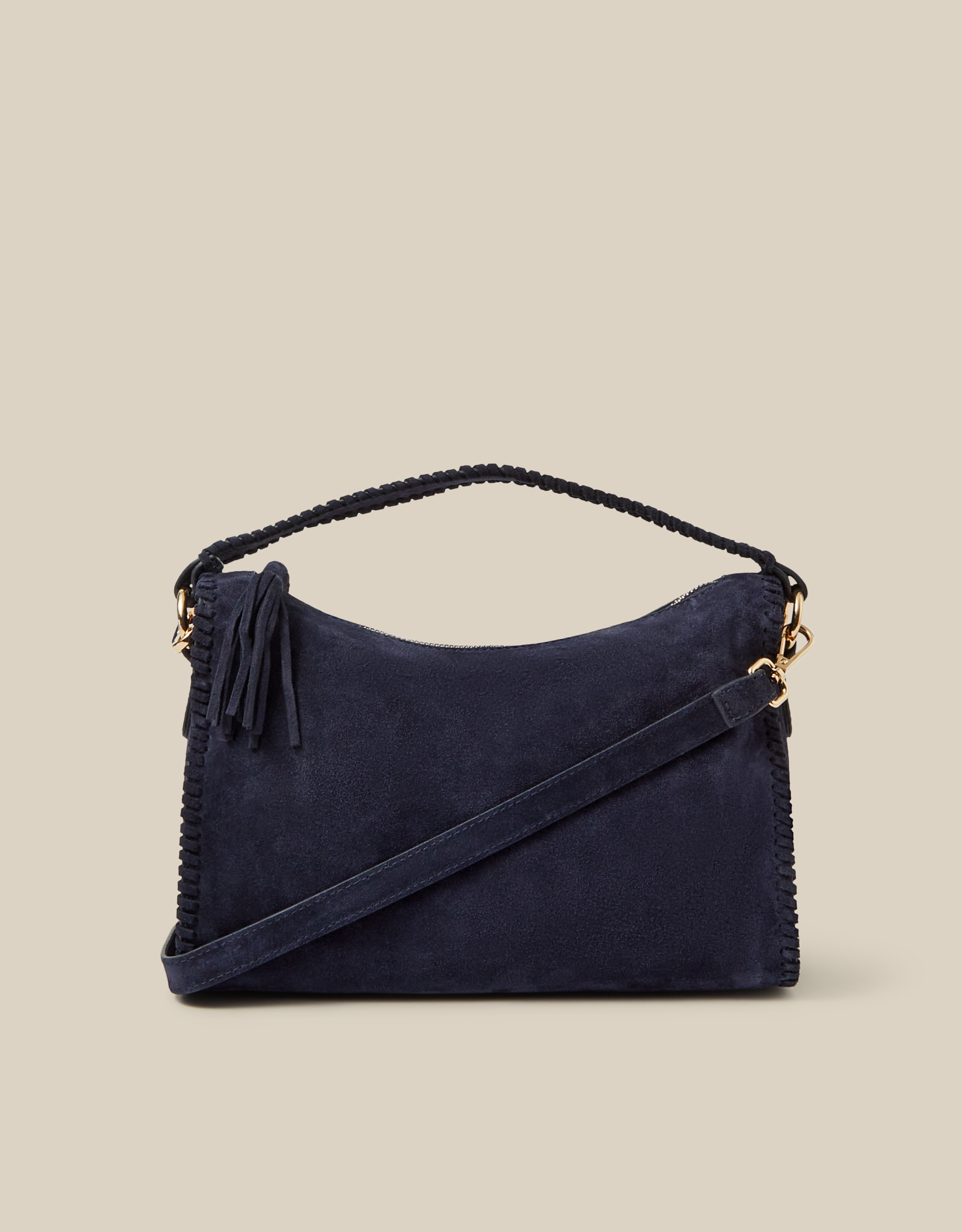 Monsoon Della Suede Handbag