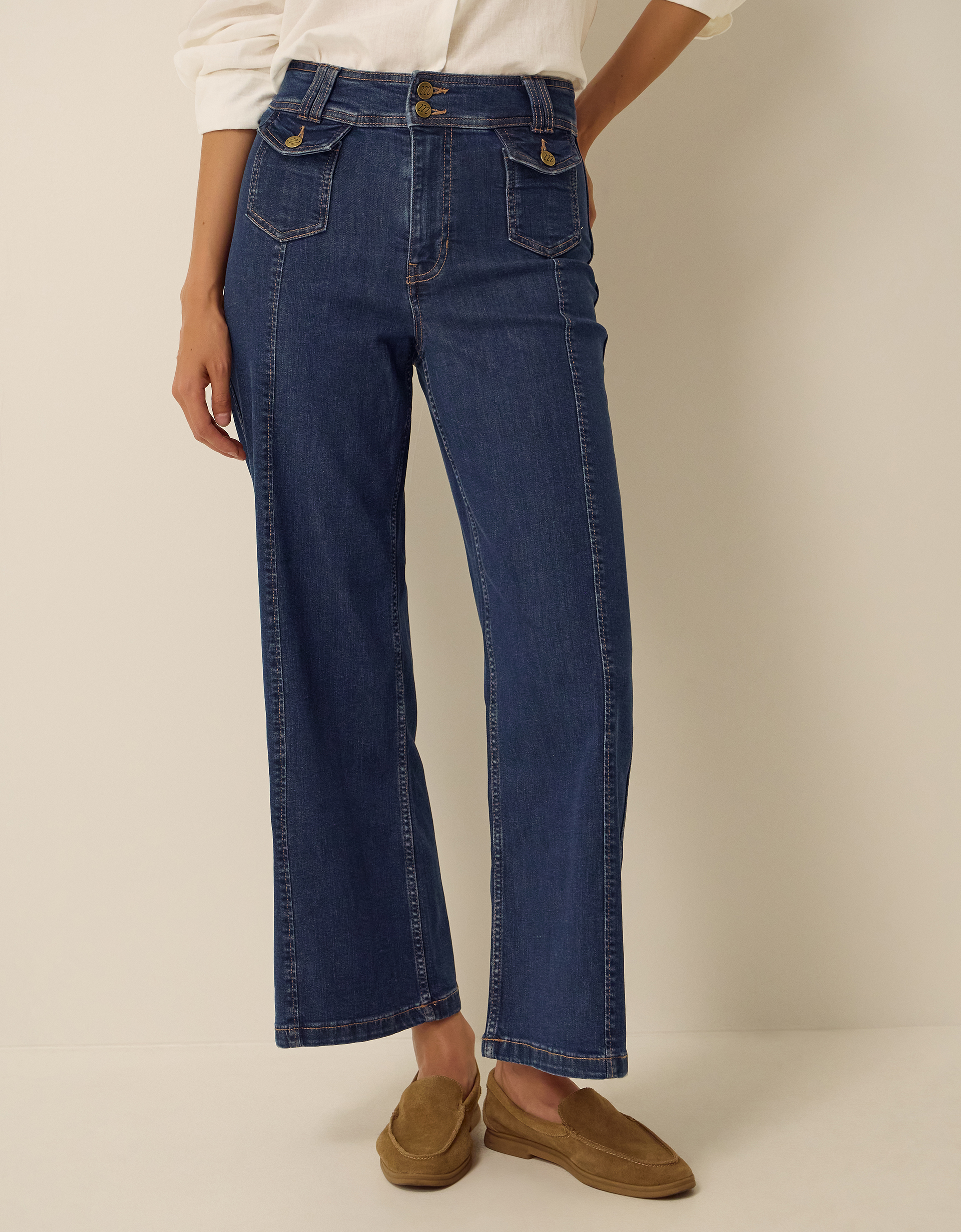 Monsoon Renee Flared Jeans, view 2