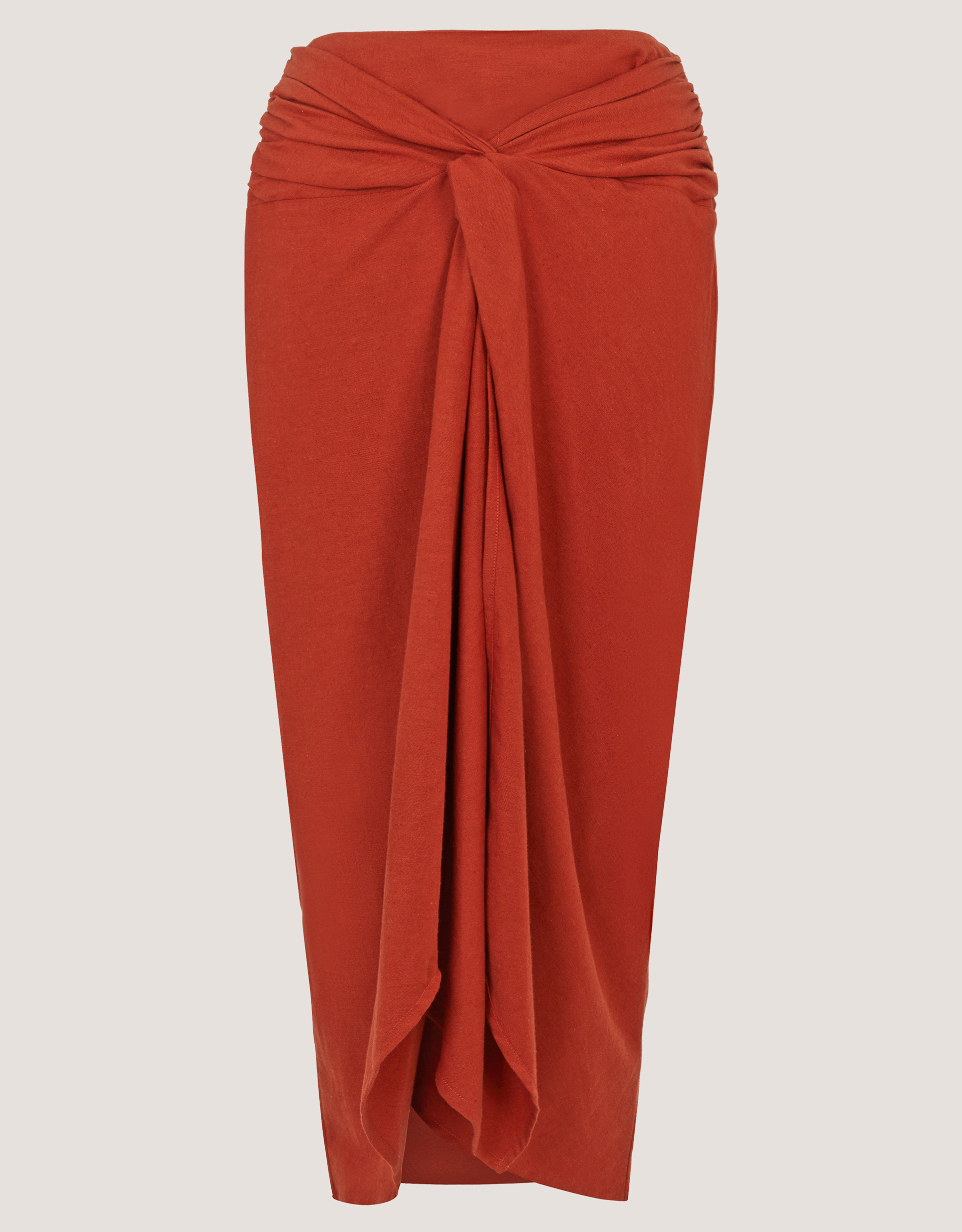Monsoon Callie Thorpe x Monsoon Linen Blend Sarong Skirt, view 5