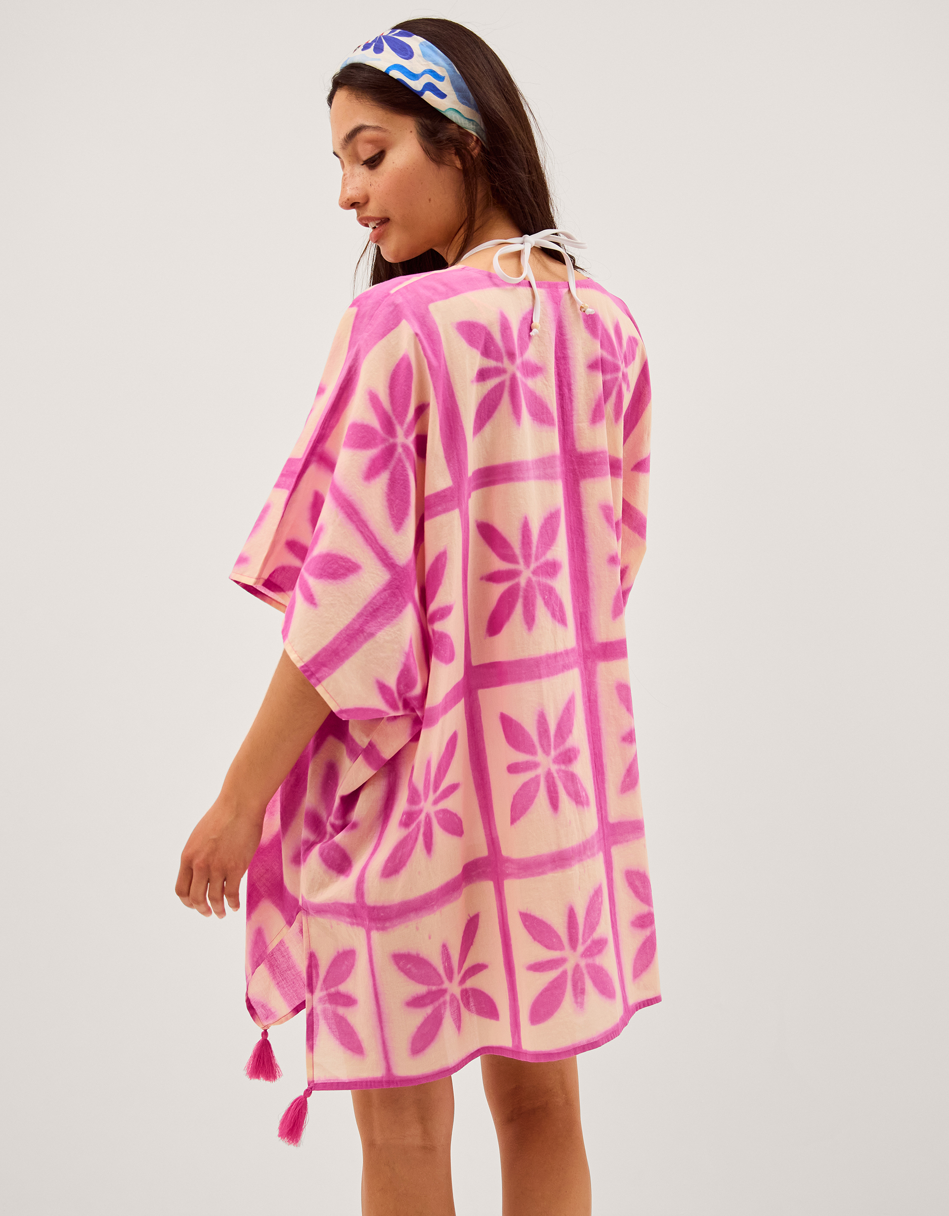 Monsoon Cayla Artisanal Print Mini Kaftan, view 3