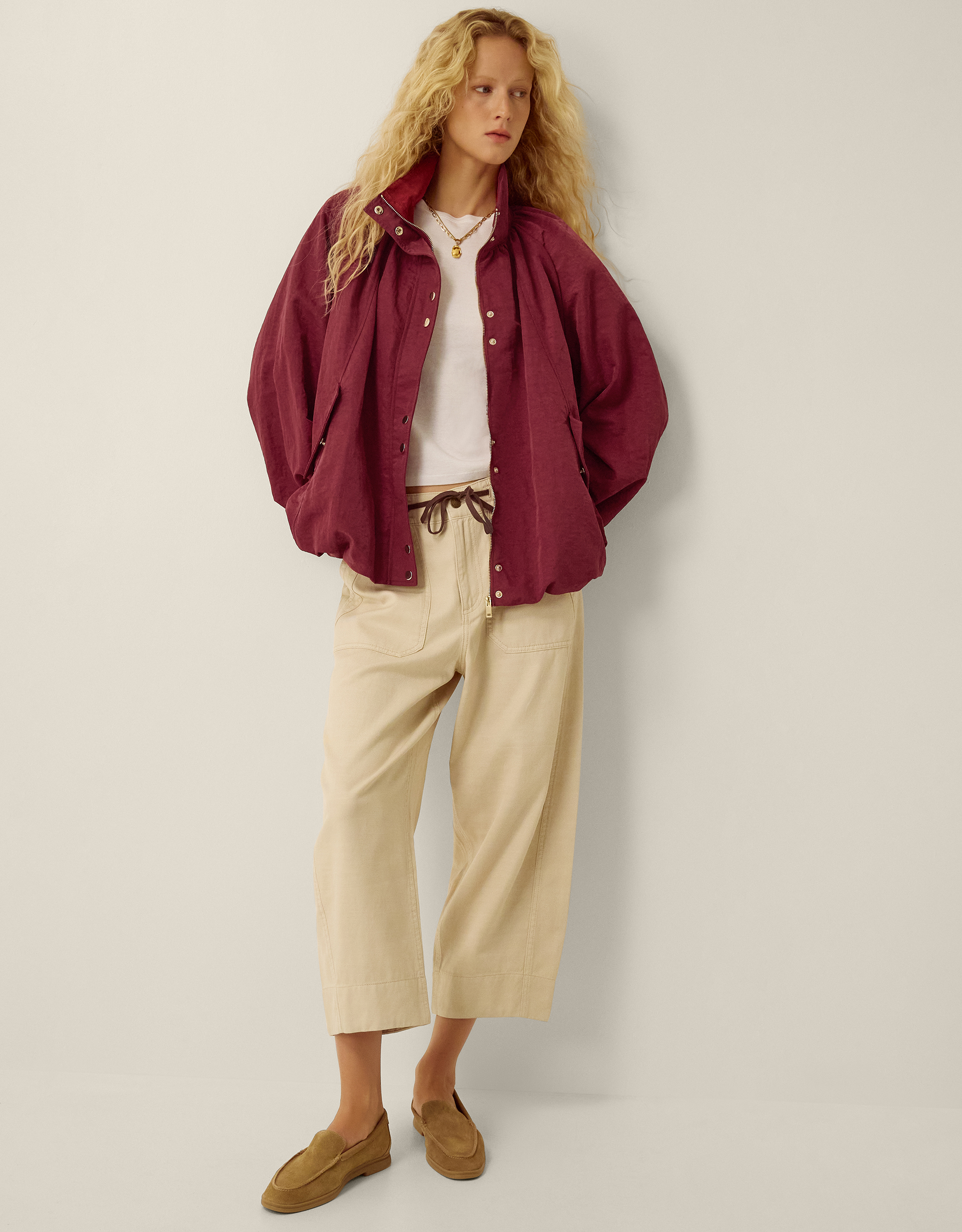 Monsoon Harley Funnel Neck Jacket, view 3
