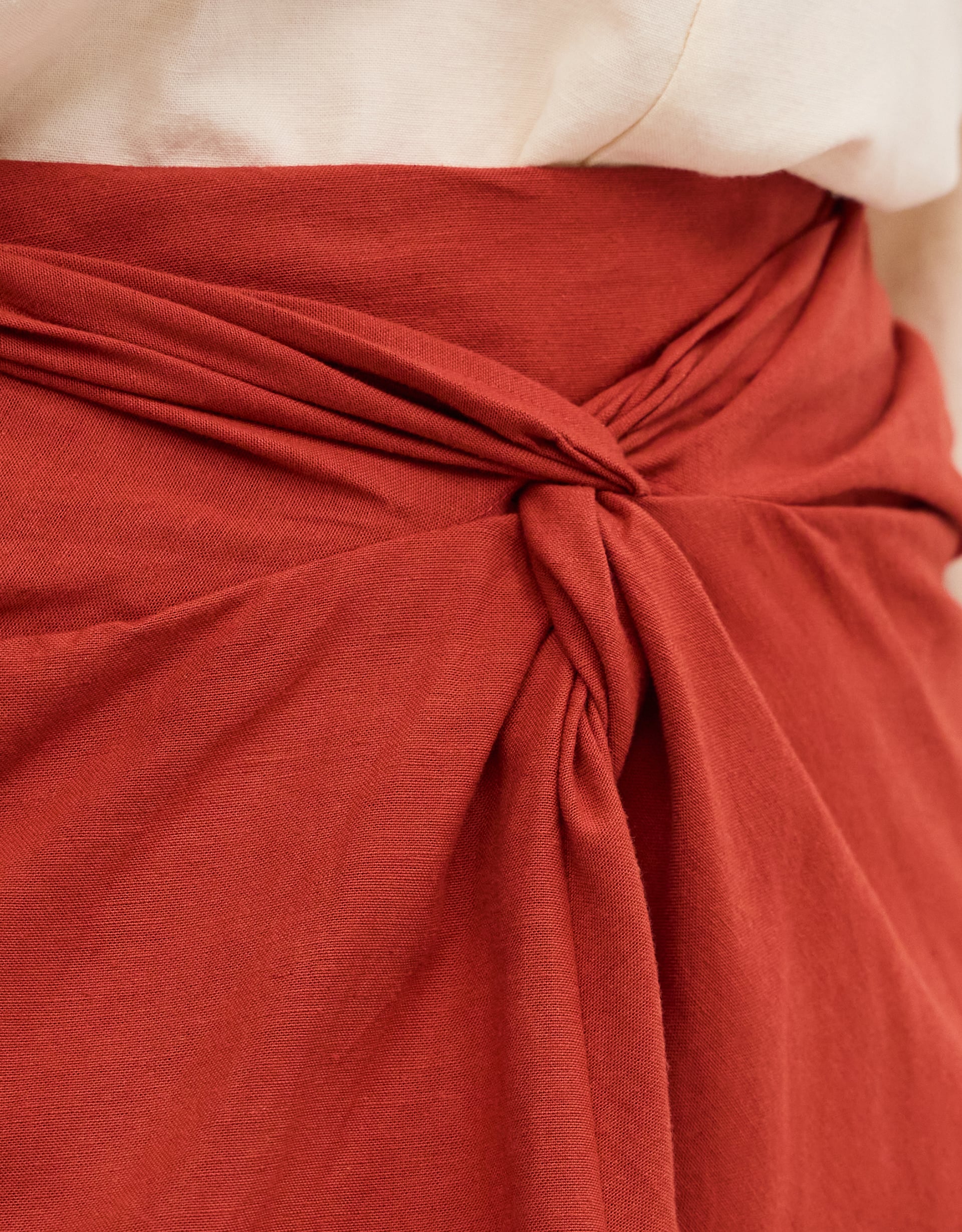Monsoon Callie Thorpe x Monsoon Linen Blend Sarong Skirt, view 2