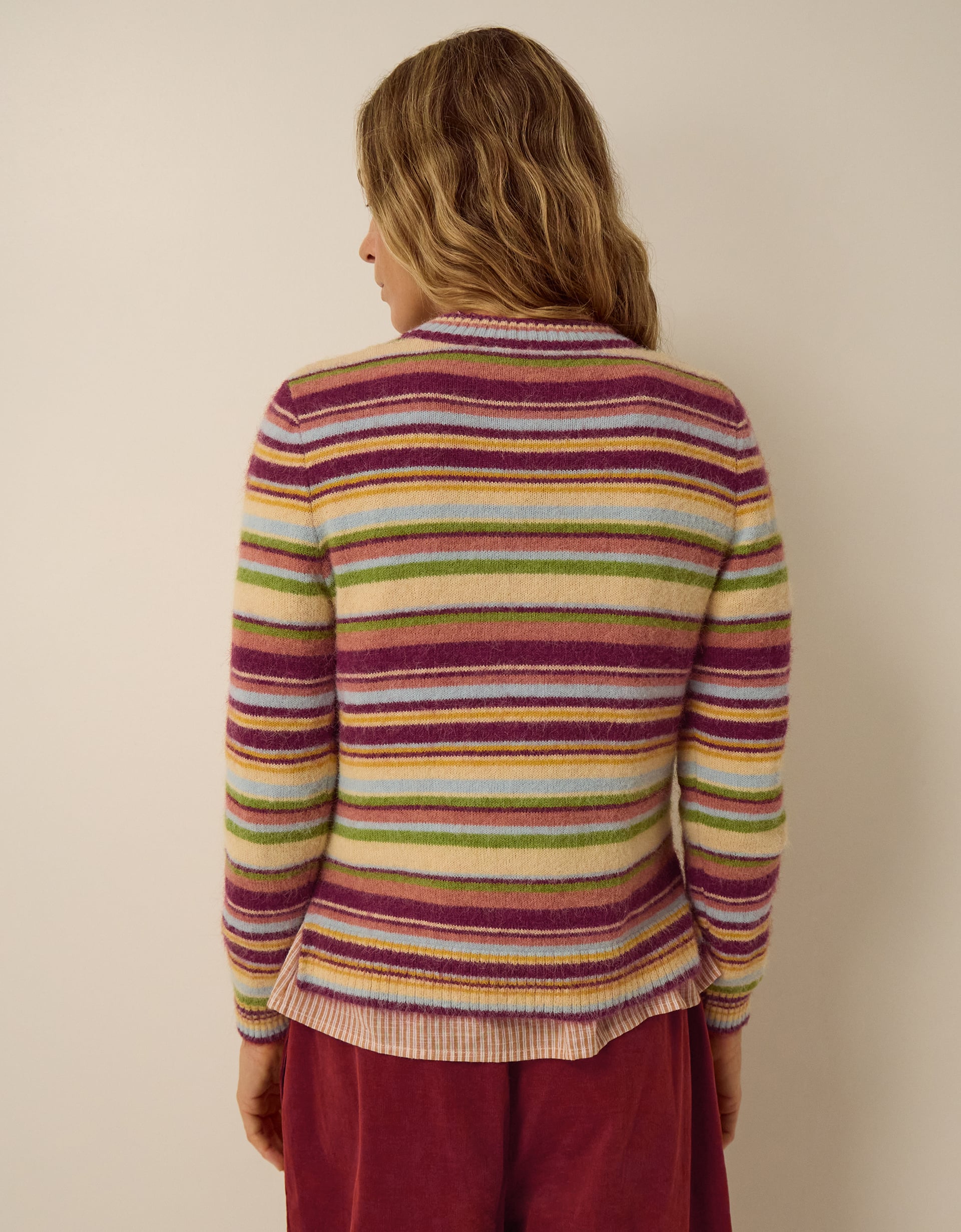 Monsoon Serenity Stripe Jumper, view 3
