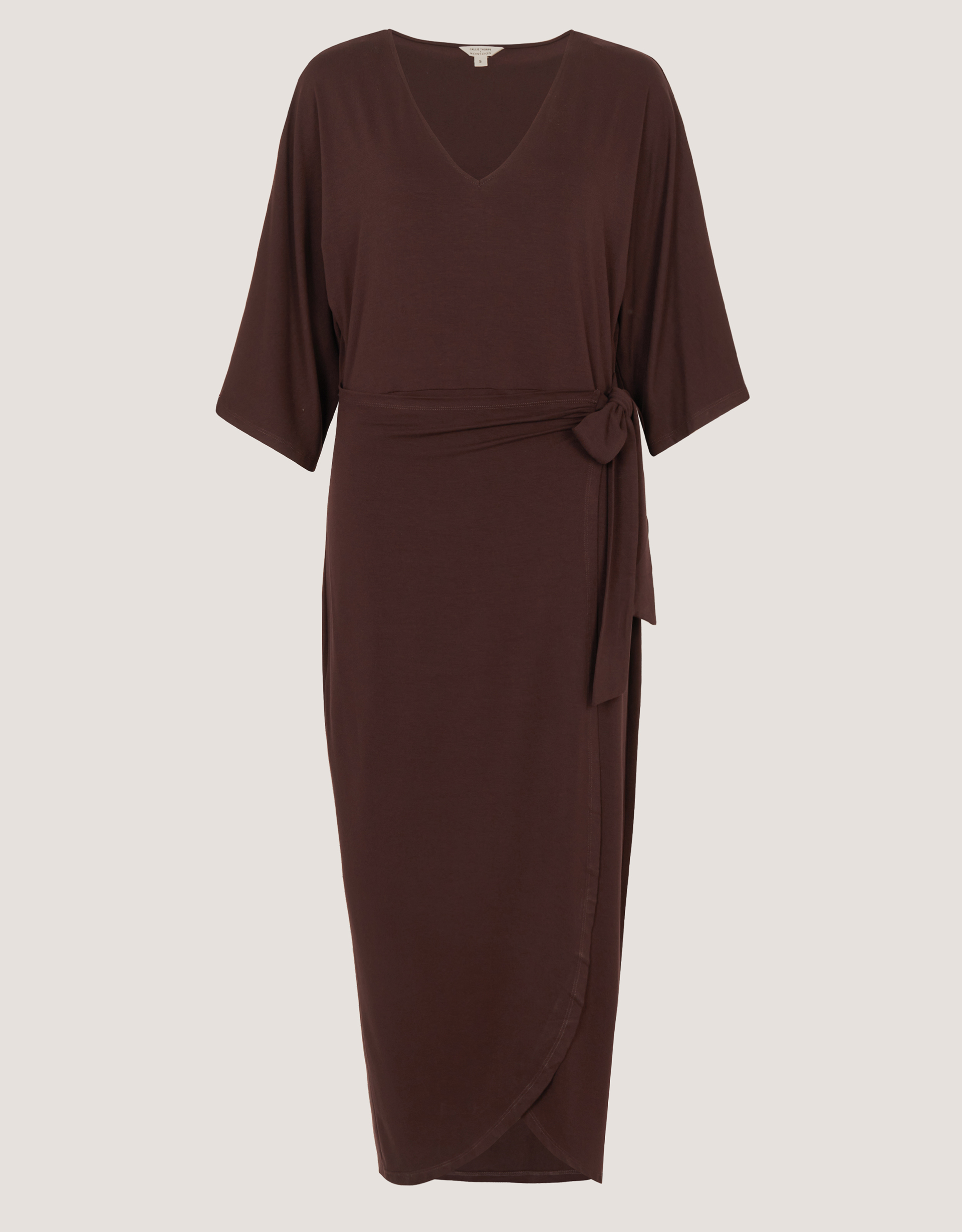 Monsoon Callie Thorpe x Monsoon Jersey Midi Wrap Dress, view 5