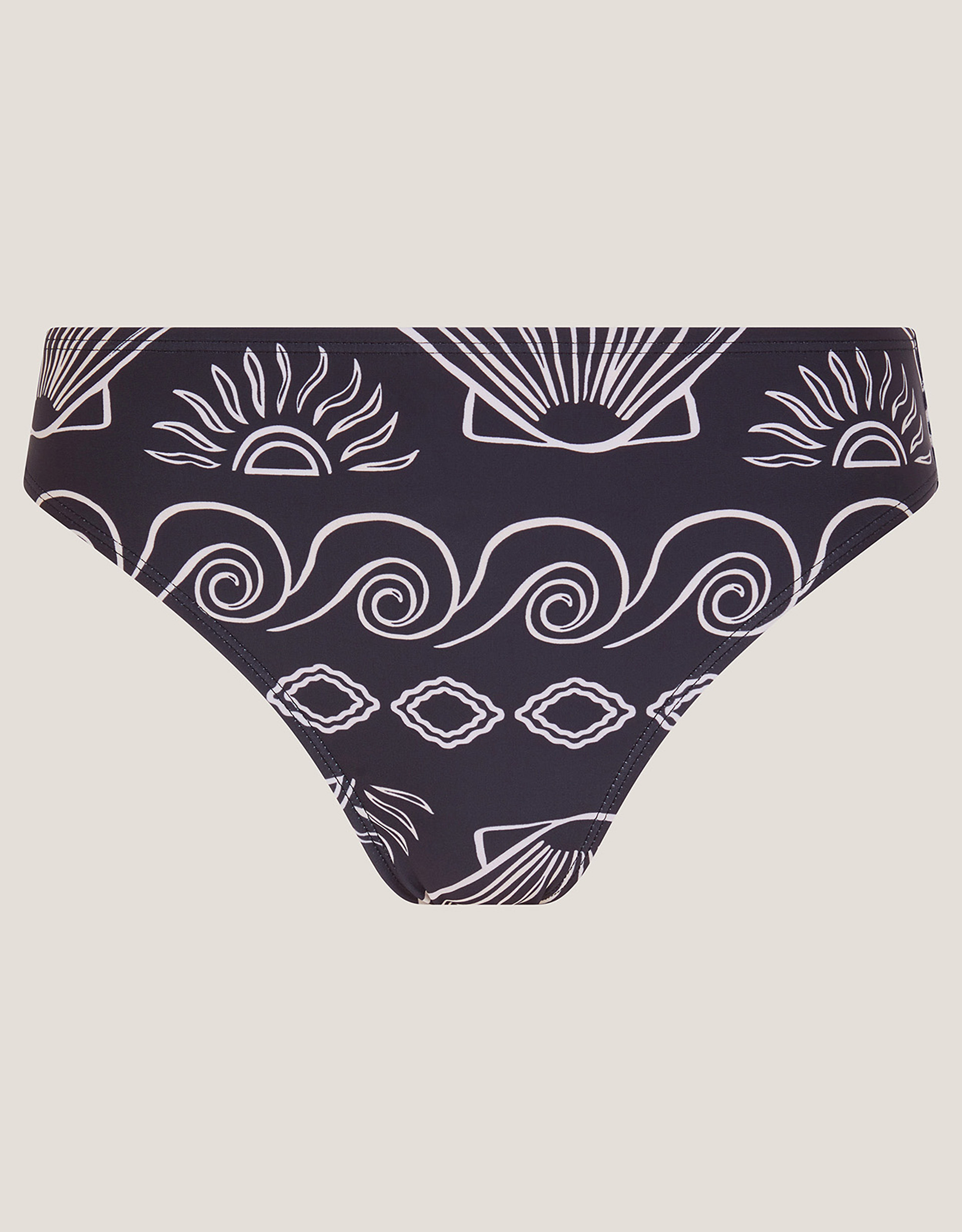 Monsoon Macie Shell Print Bikini Bottoms, view 5