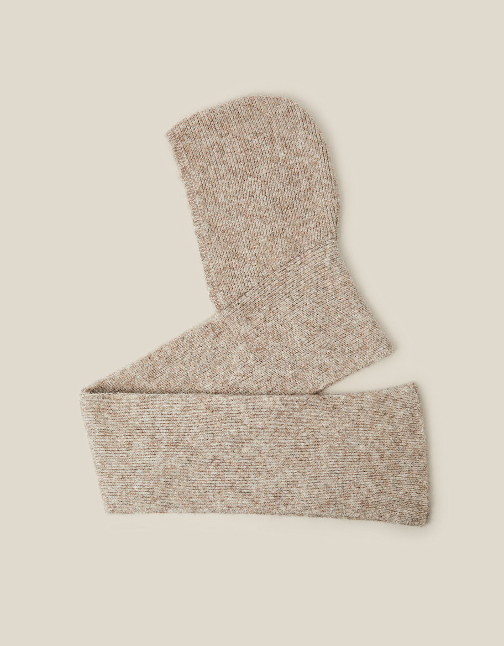 Monsoon Tula Hooded Scarf in Natural