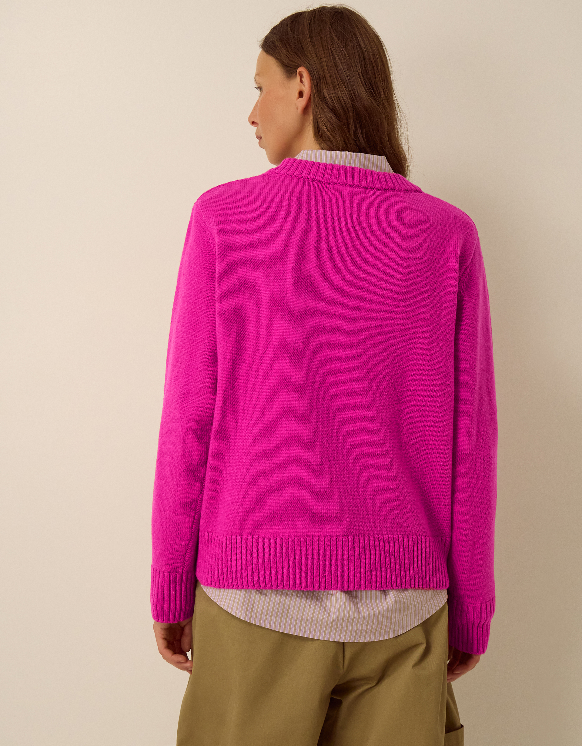 Monsoon Venus V-Neck Jumper, view 3