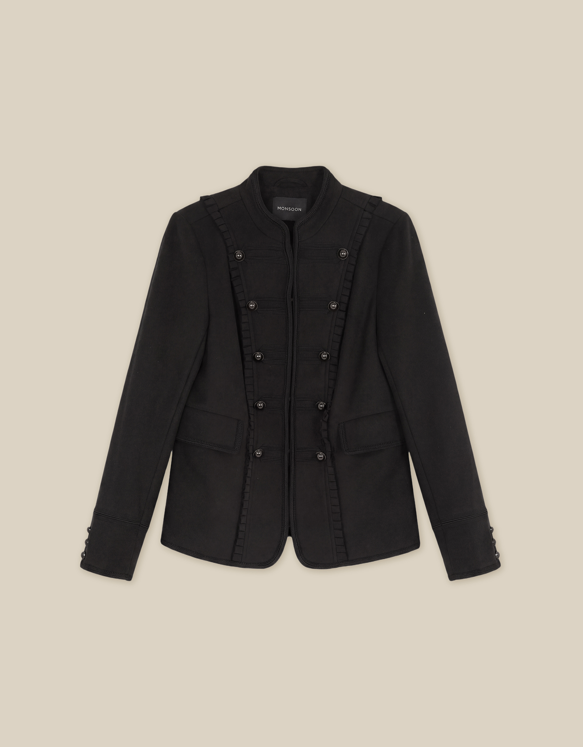 Monsoon Mallory Military Jacket, view 6