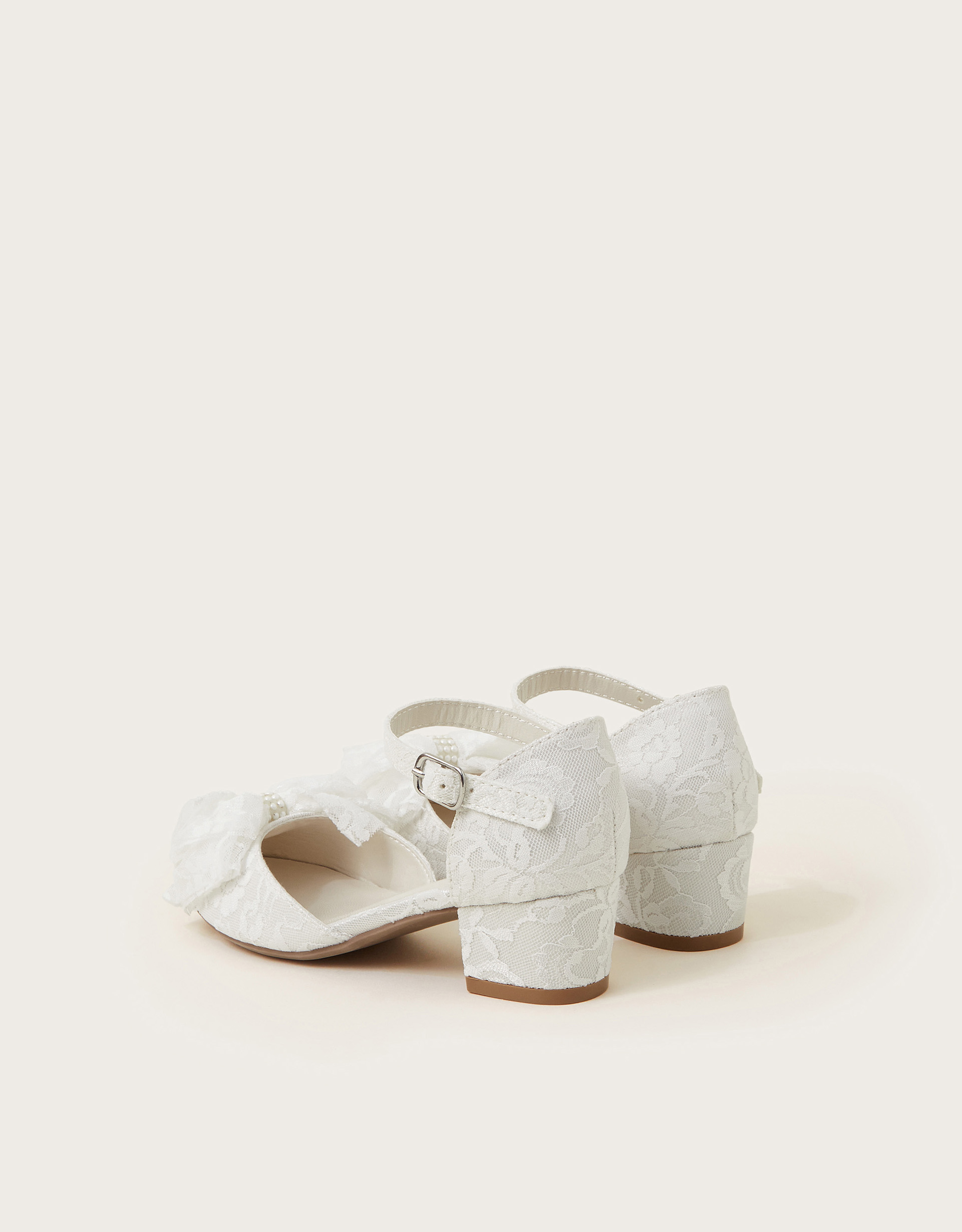 Monsoon Bow Lace Two-Part Heels, view 3