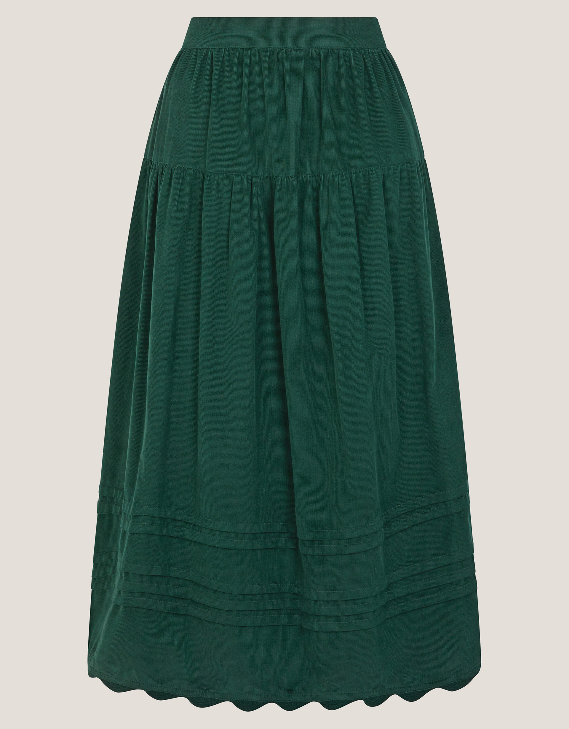 Monsoon Mina Corduroy Midi Skirt, view 5