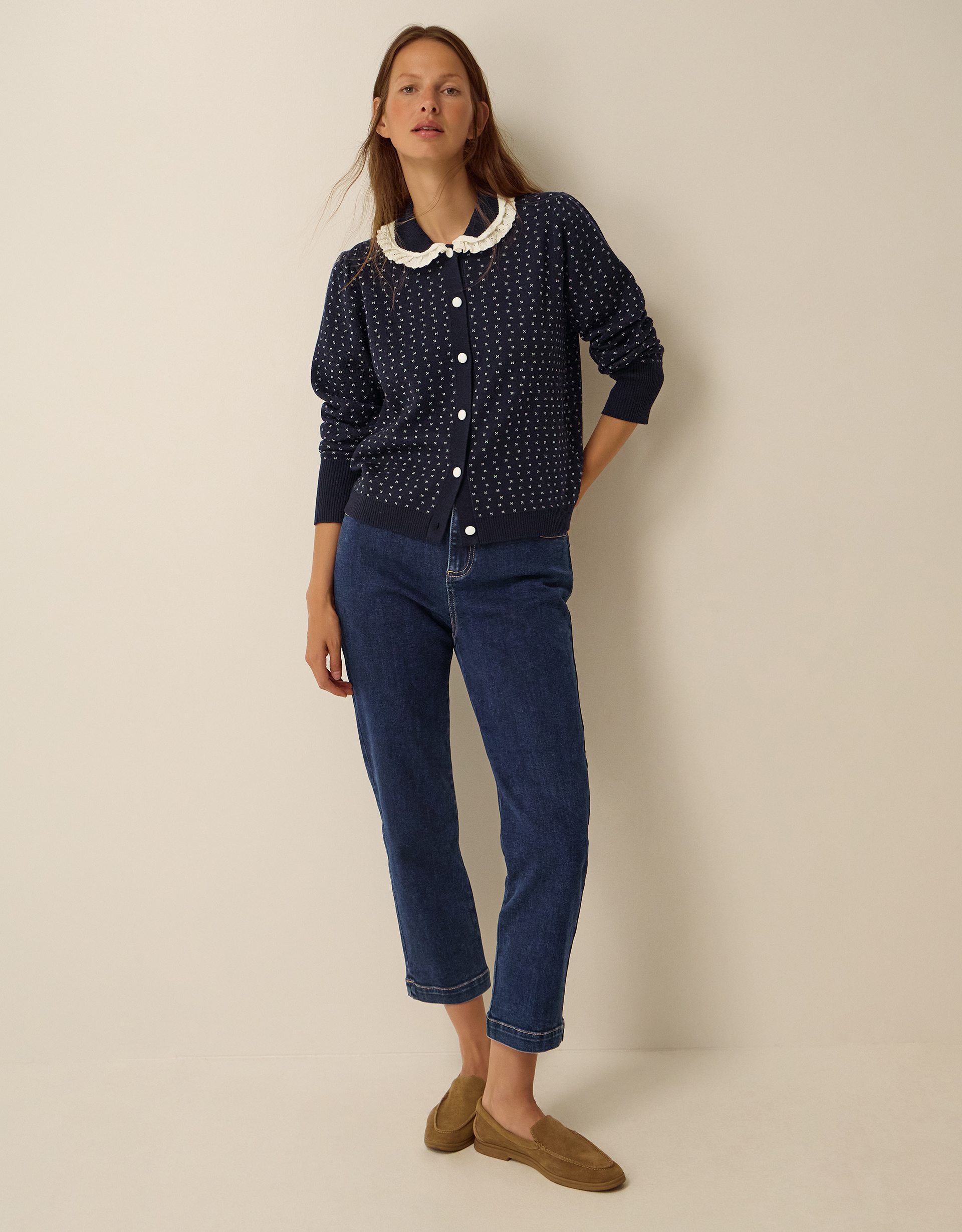 Monsoon Safaia Straight Cropped Jeans