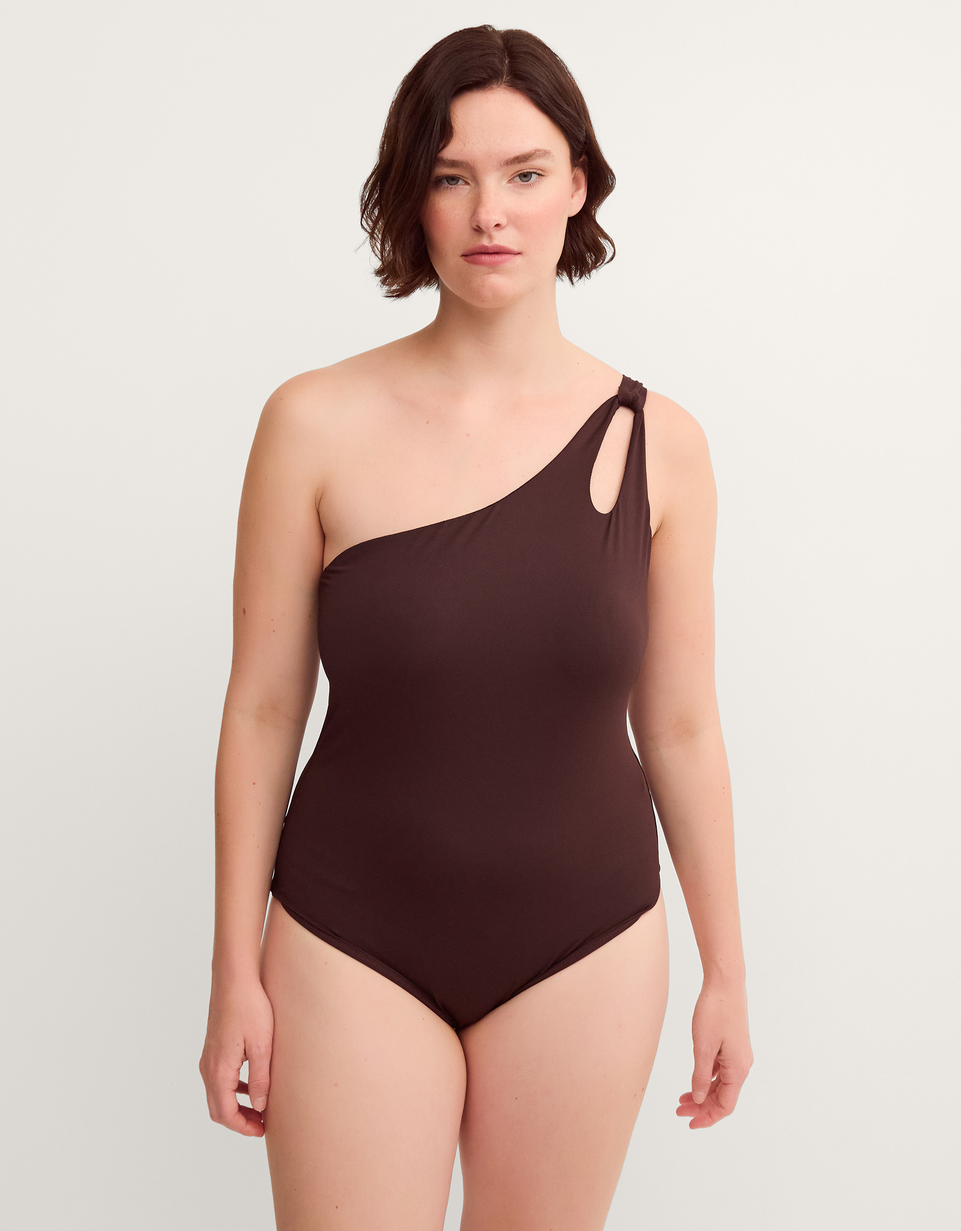 Monsoon Callie Thorpe x Monsoon One-Shoulder Shaping Swimsuit
