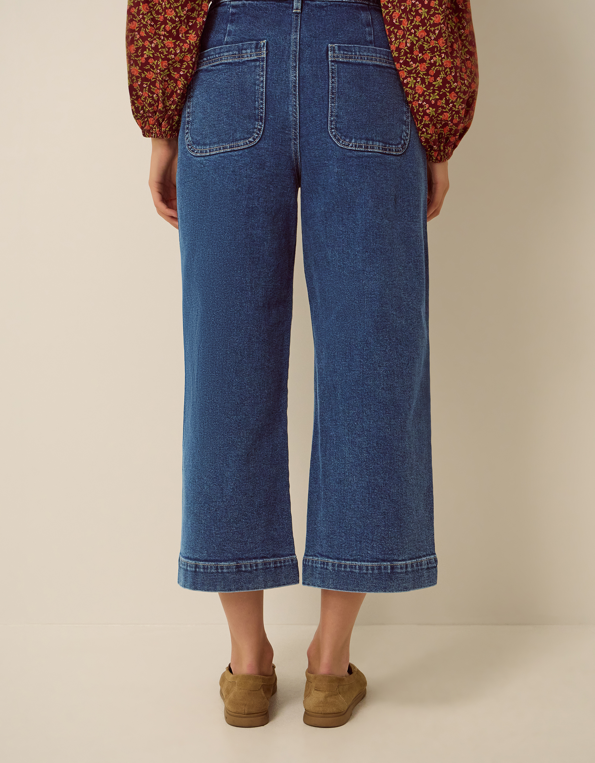 Monsoon Arlo Regular Cropped Jeans, view 4
