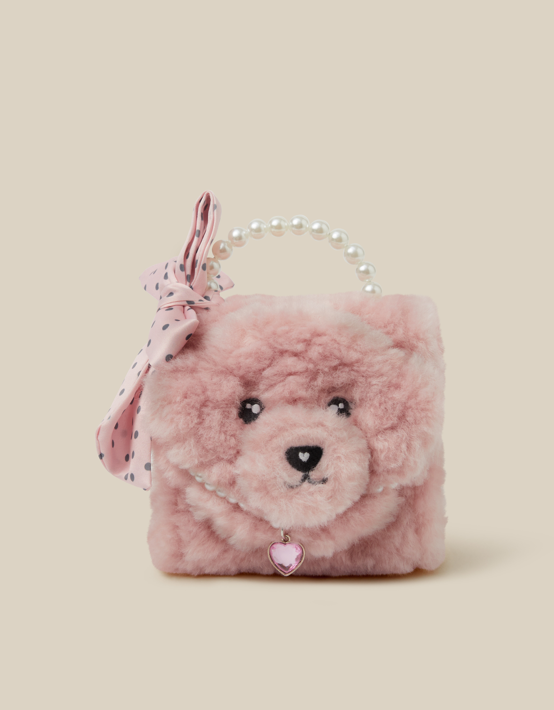 Monsoon Fluffy Poodle Bow Bag