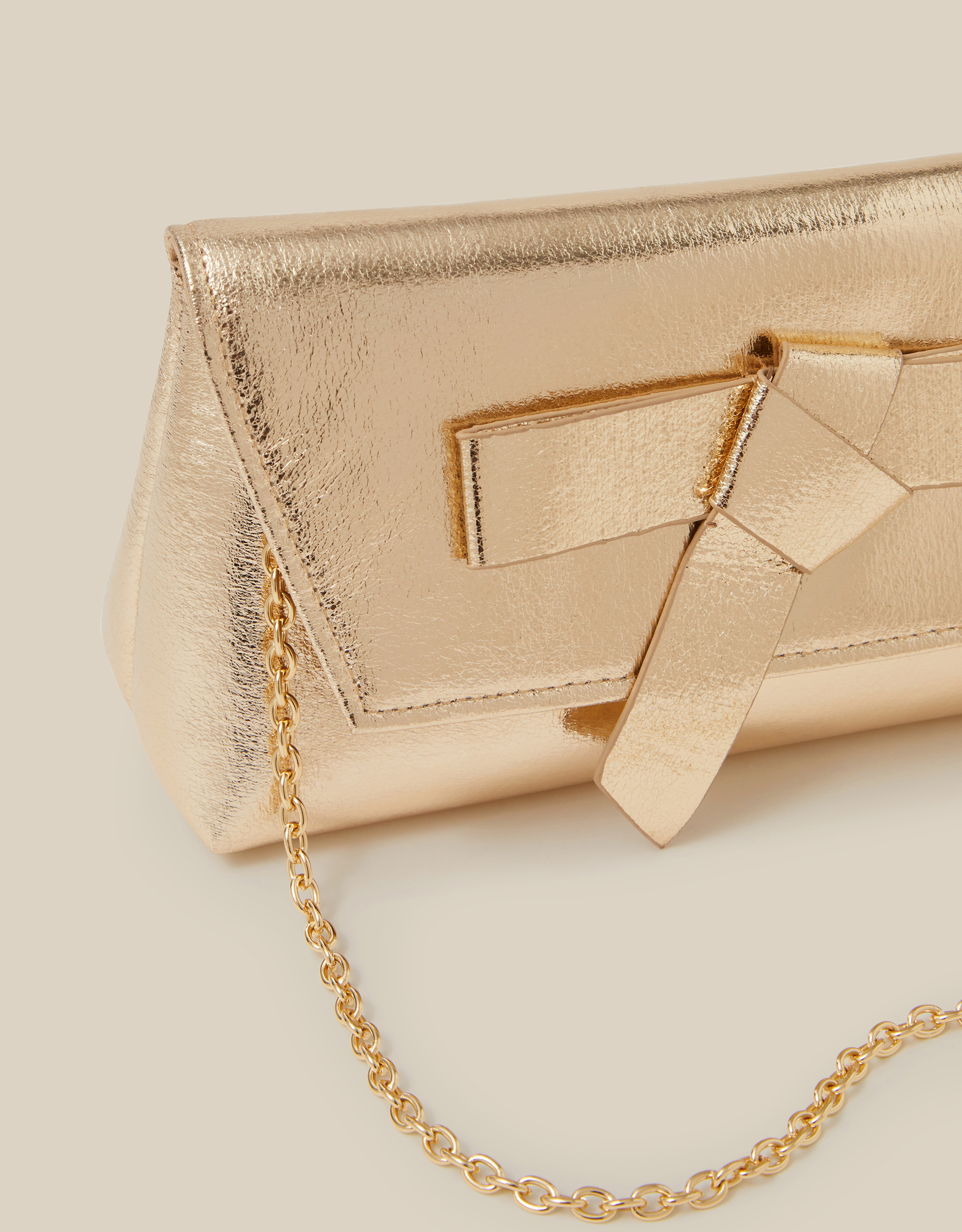 Monsoon Pippa Bow Clutch Bag, view 4