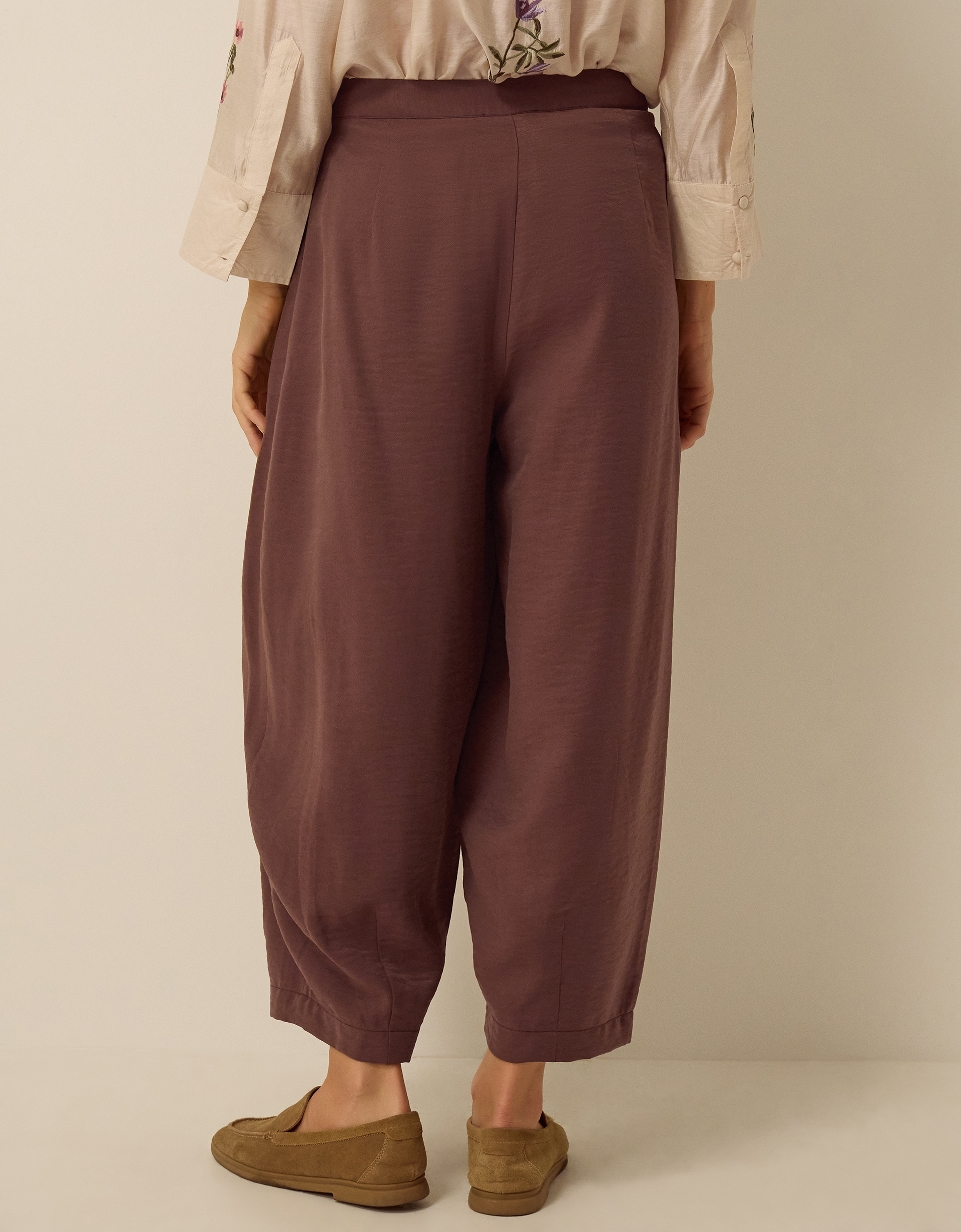 Monsoon Raina Barrel Trousers, view 3