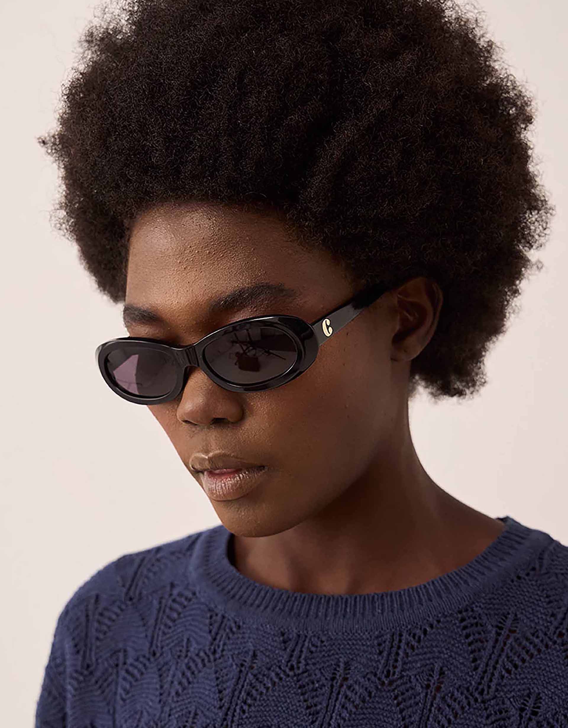 Monsoon Corlin Eyewear Louis Oval Sunglasses