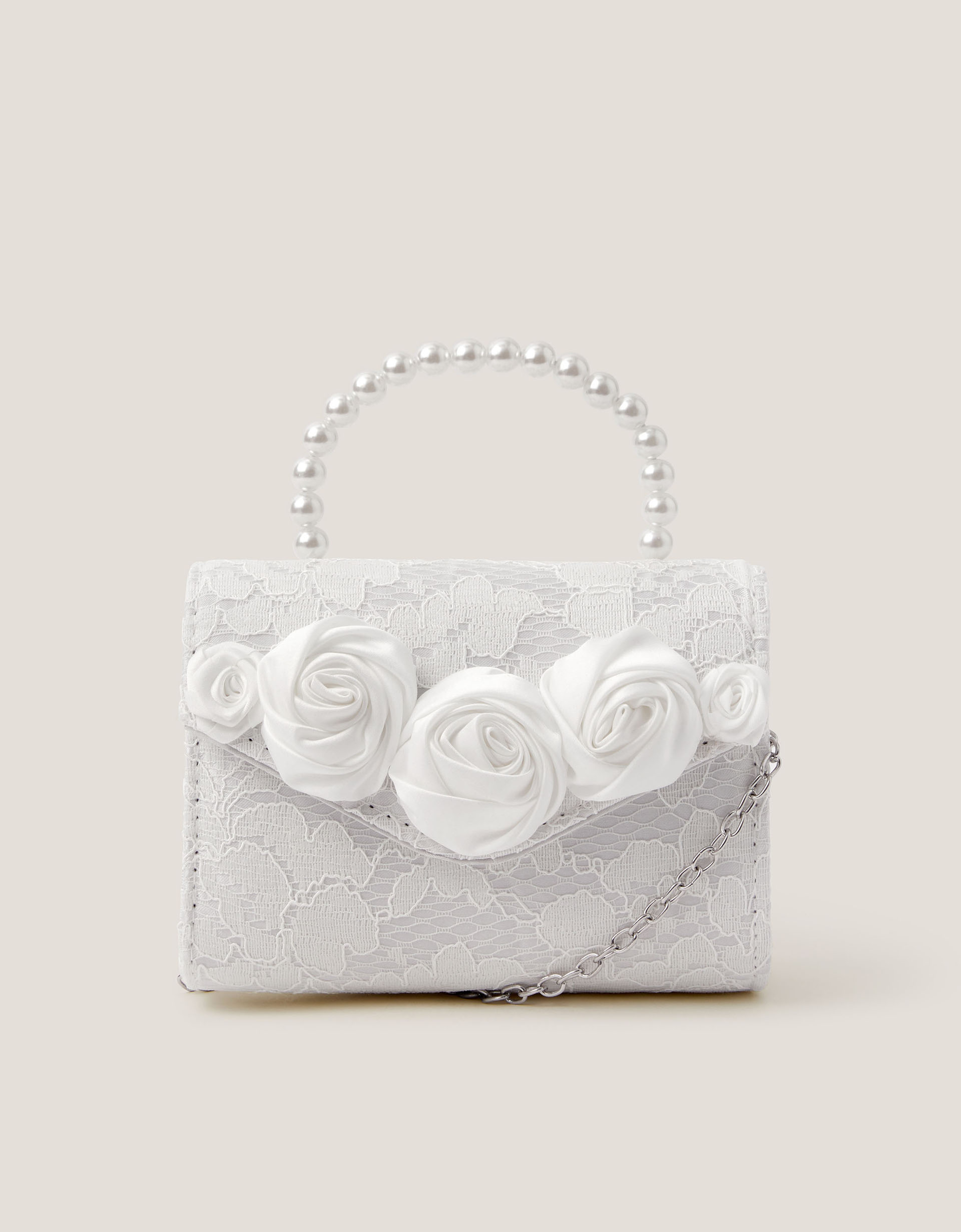 Monsoon Rosette Lace Bag