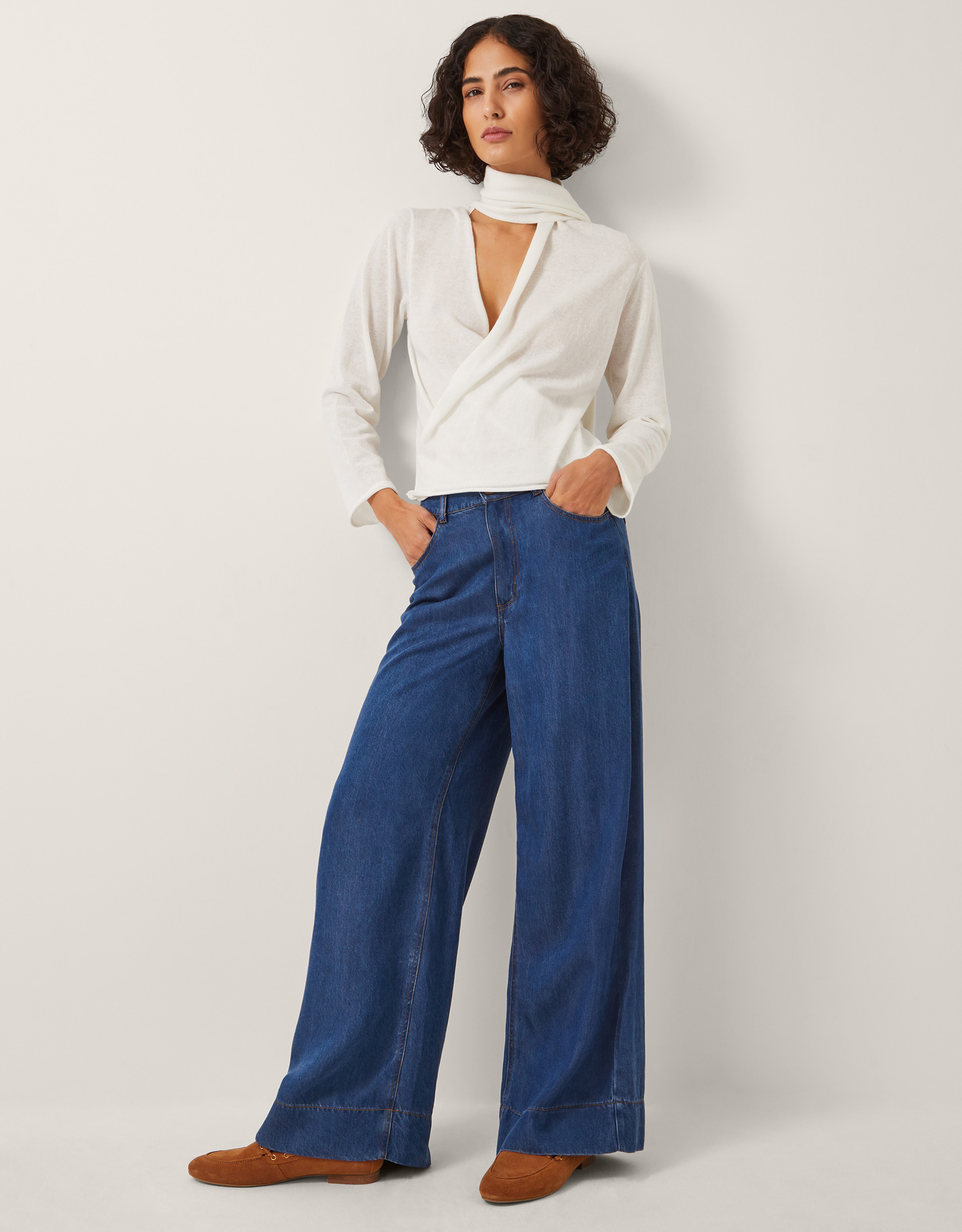 Monsoon Suri Sheer Wrap Blouse, view 4