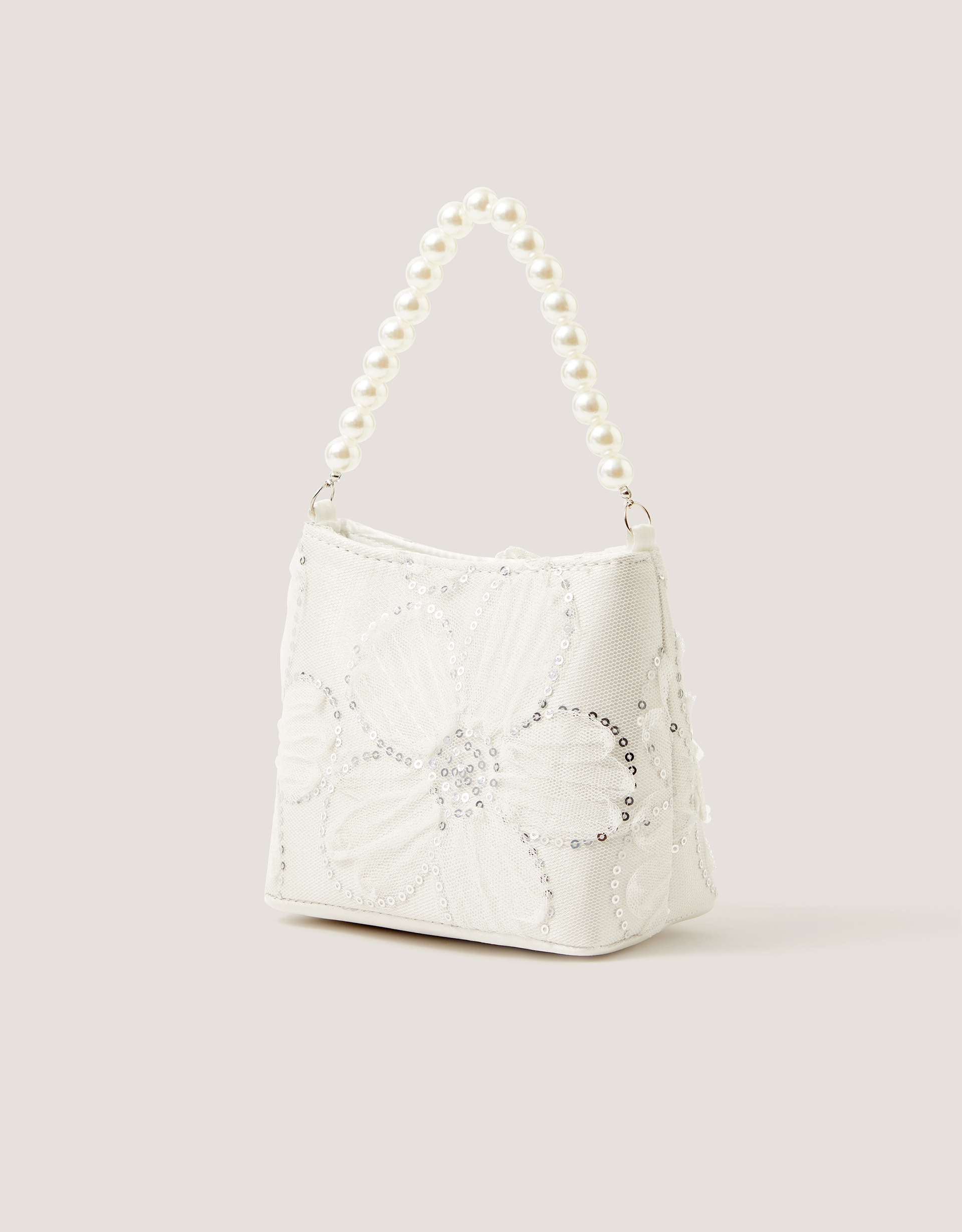 Monsoon Flower Embellished Mesh Bag, view 2
