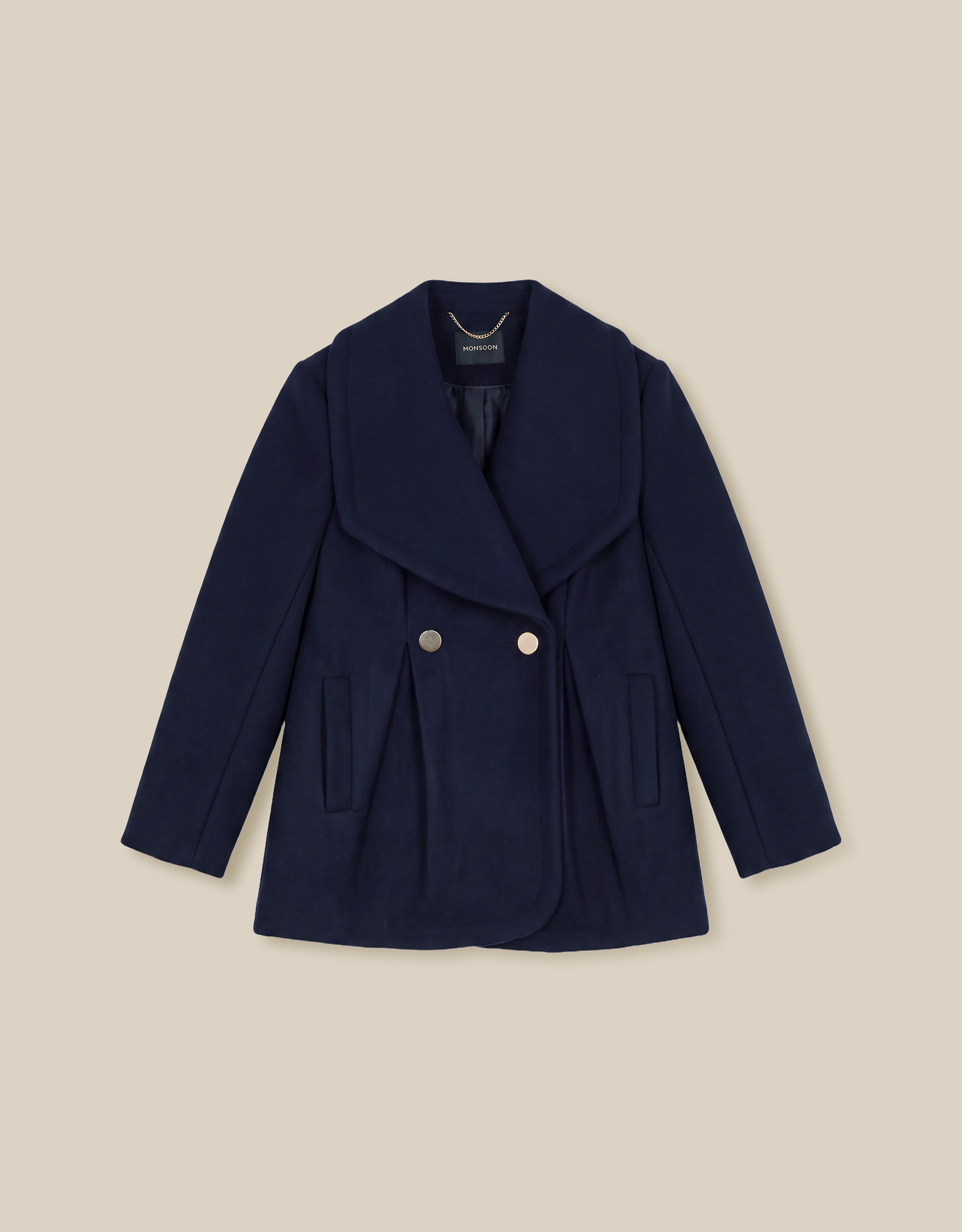 Monsoon Estelle Collar Coat, view 6