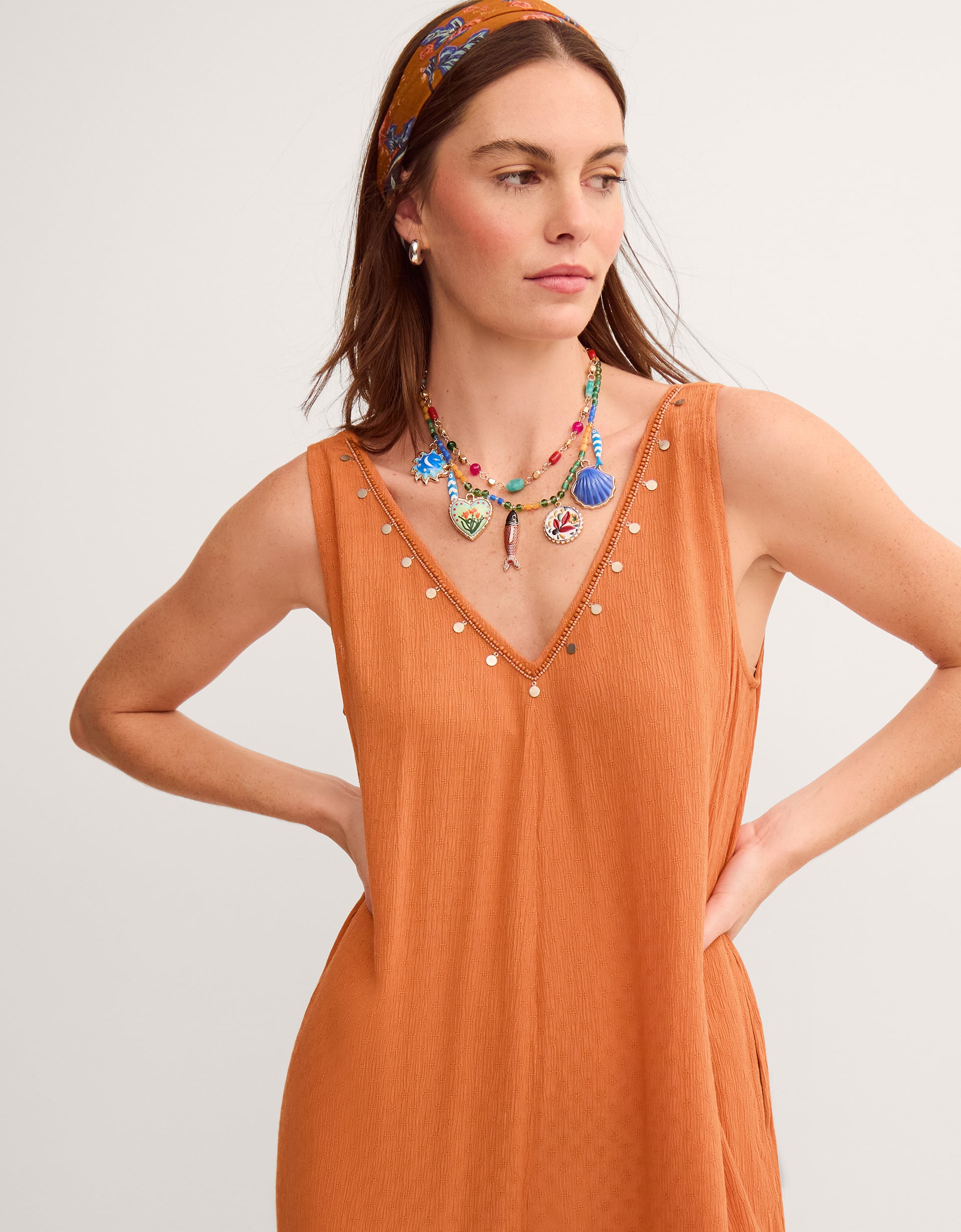 Monsoon Sophia Embellished Culotte Jumpsuit, view 4