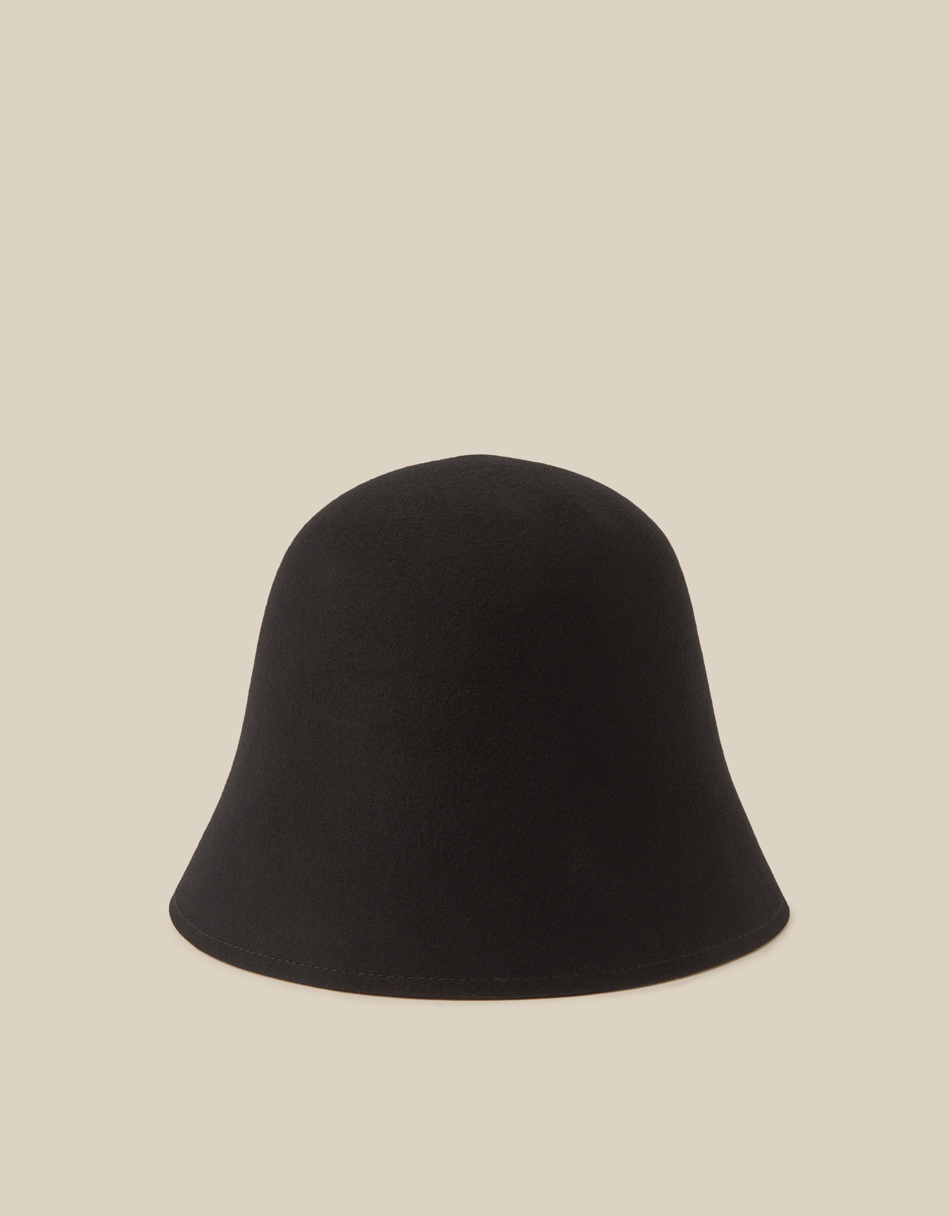 Monsoon Fae Wool Bucket Hat in Black