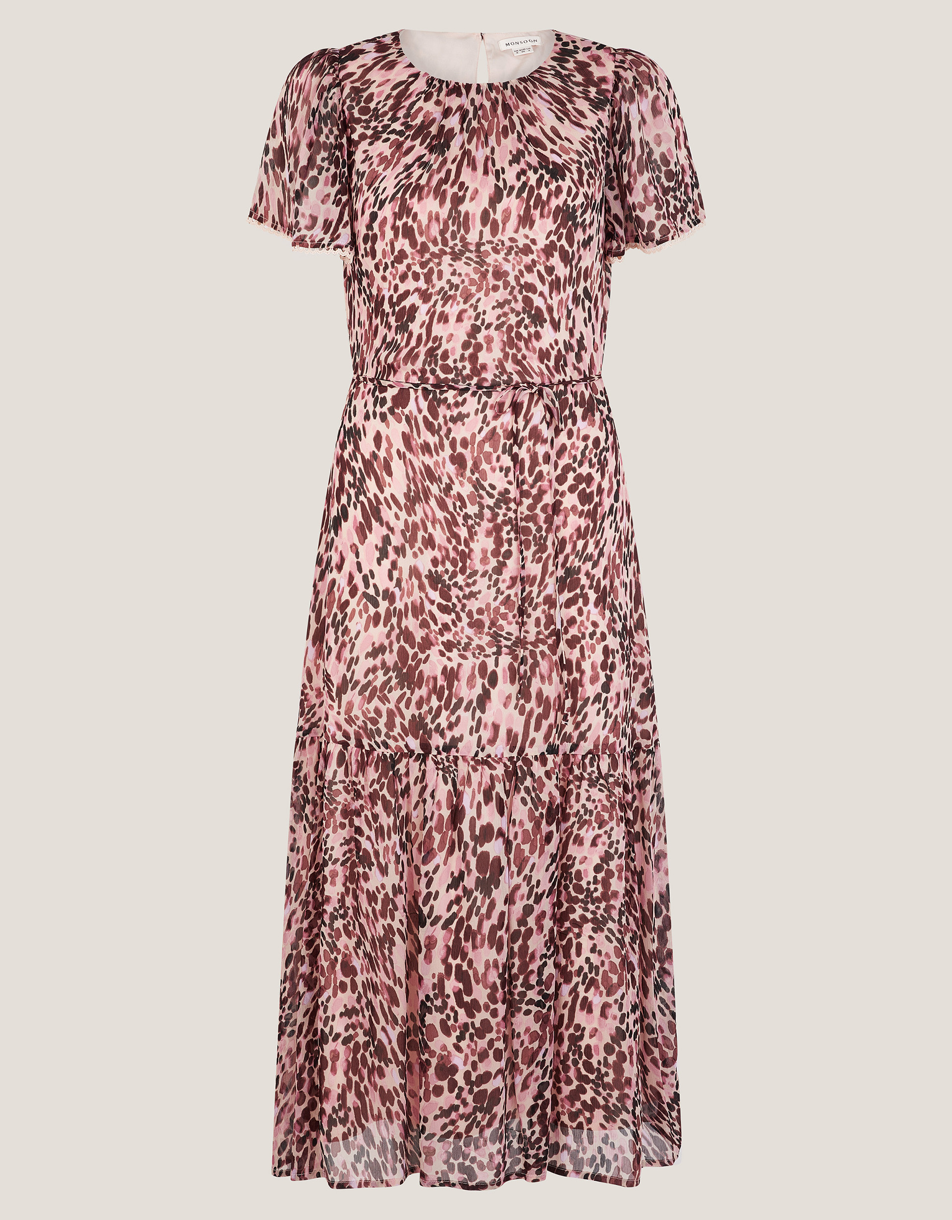 Monsoon Sisi Animal Print Midi Dress, view 4