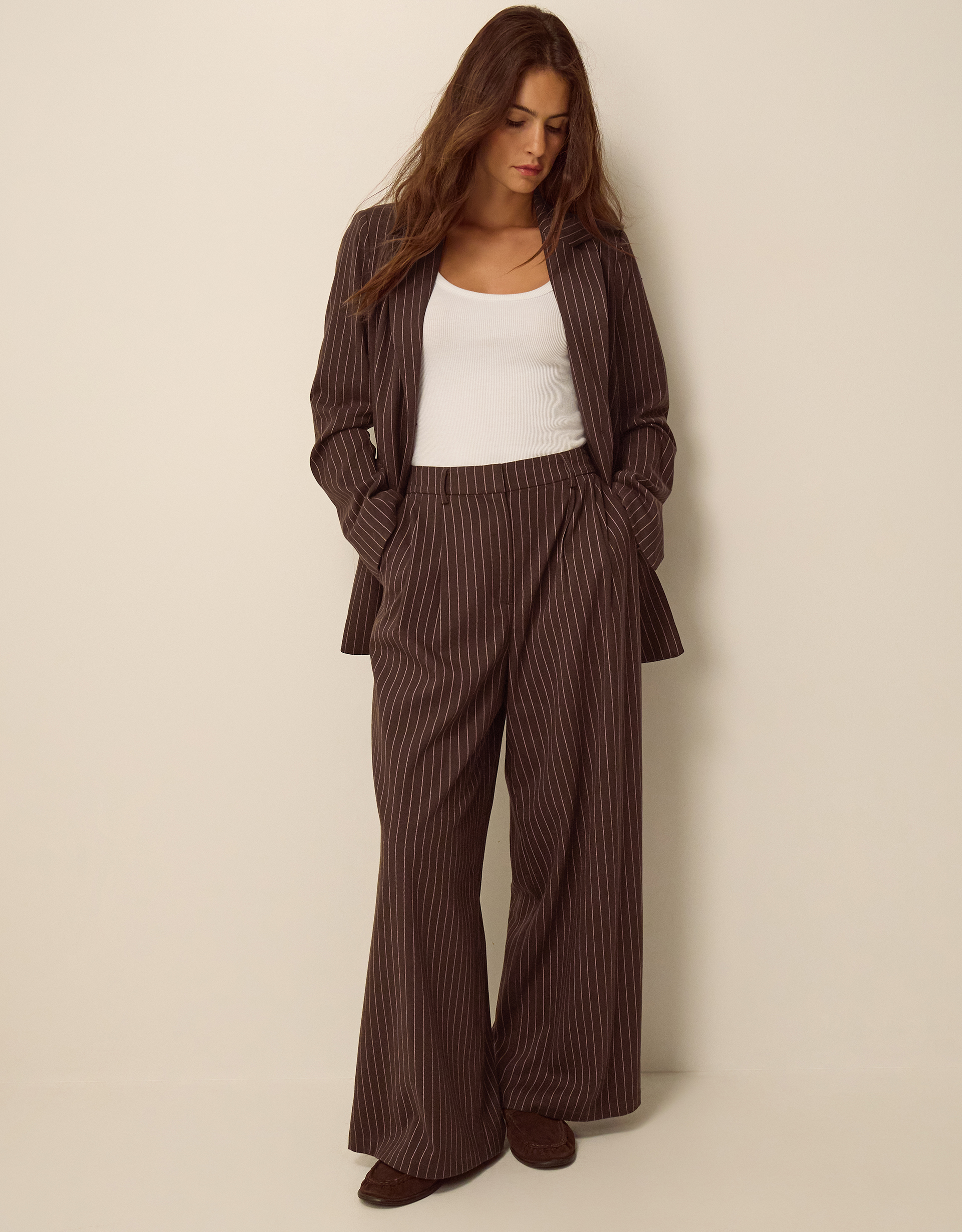 Monsoon Jen Pinstripe Blazer