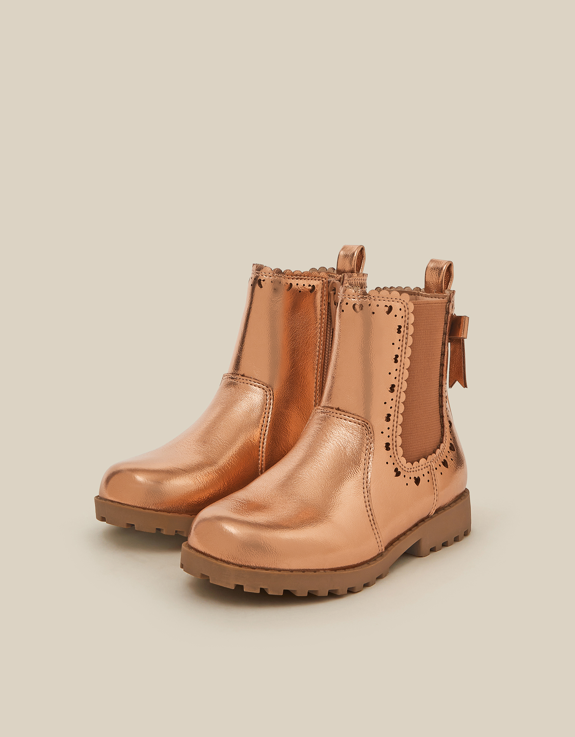 Monsoon Metallic Chelsea Boots