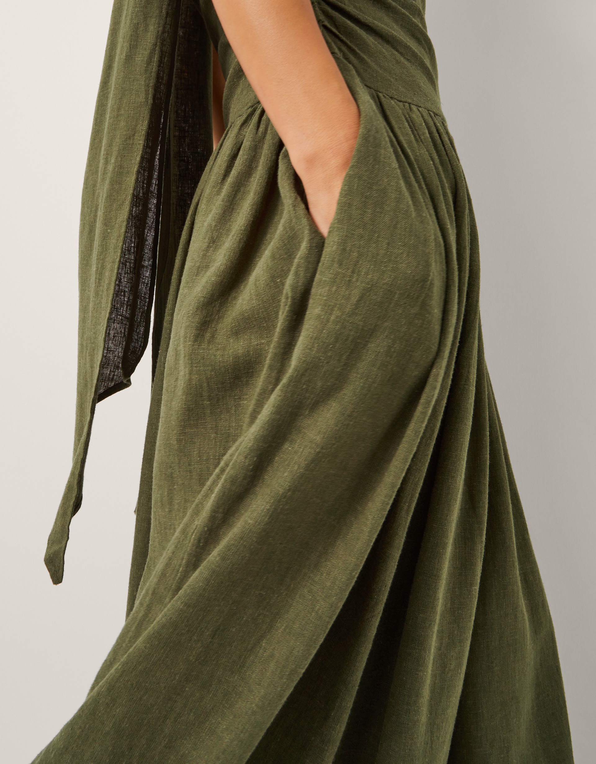 Monsoon The India Edit Leila One Shoulder Maxi Dress, view 2
