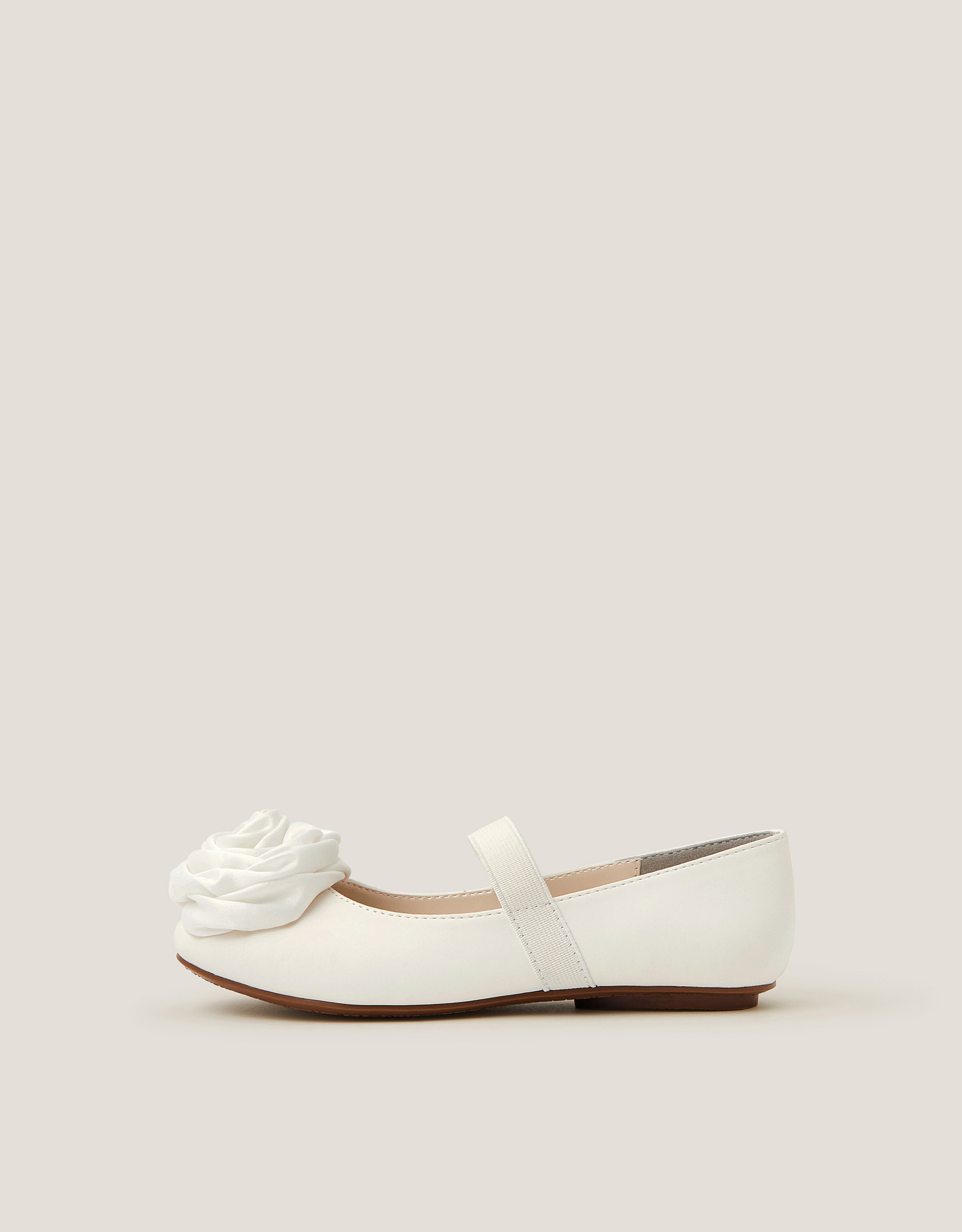 Monsoon Rosette Strap Ballet Flats, view 3