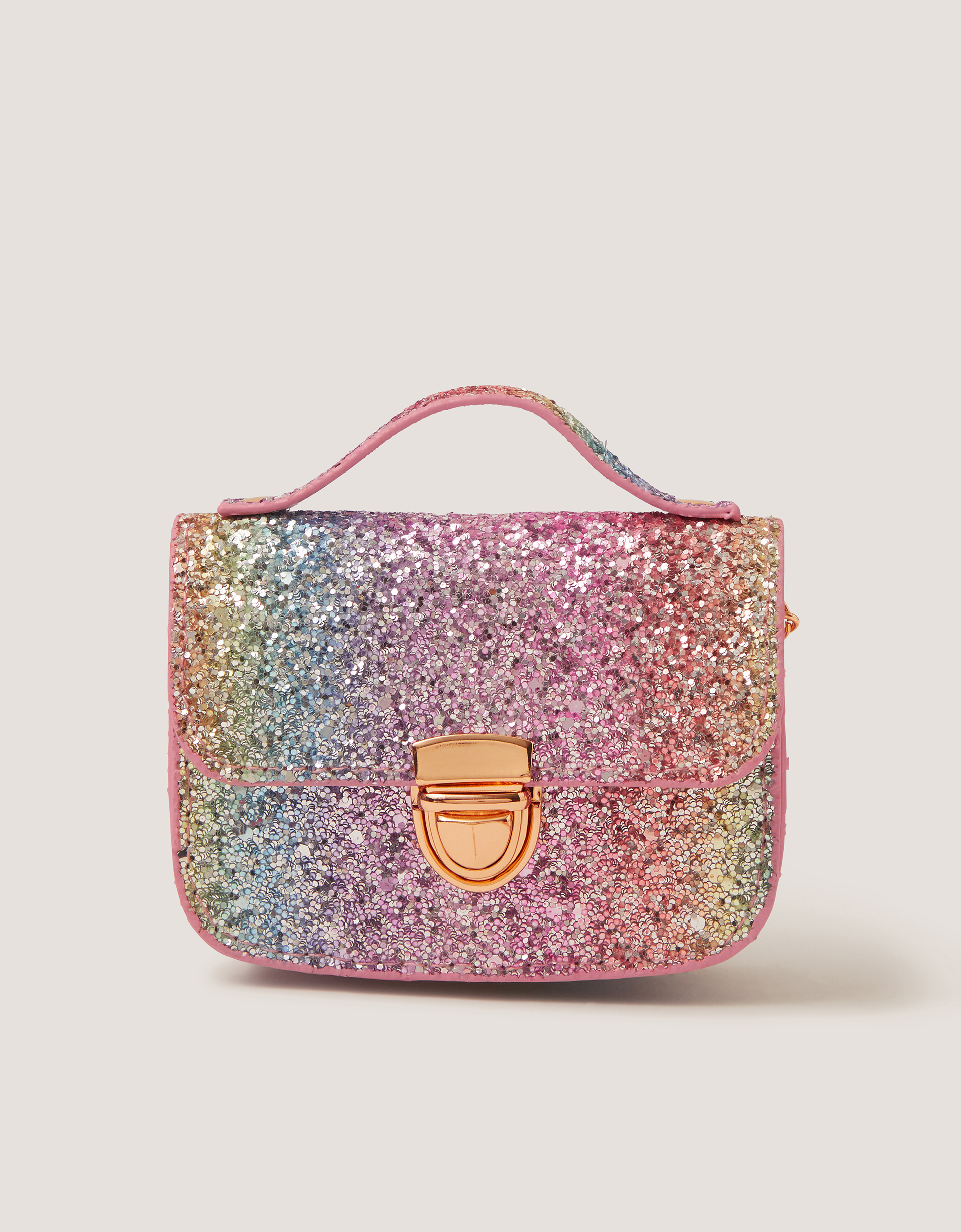 Monsoon Mini Rainbow Glitter Bag
