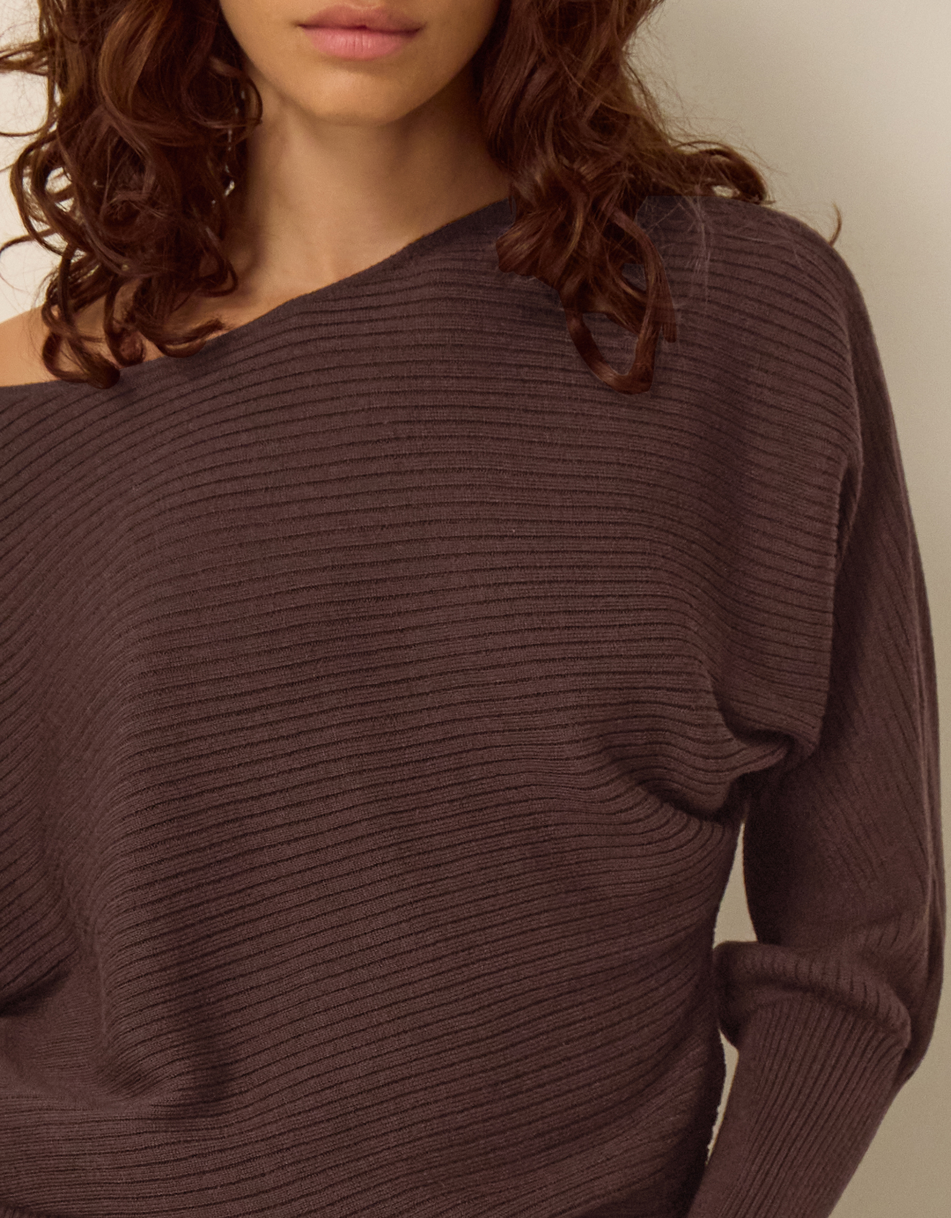 Monsoon Remi Ribbed Boat Neck Jumper, view 2