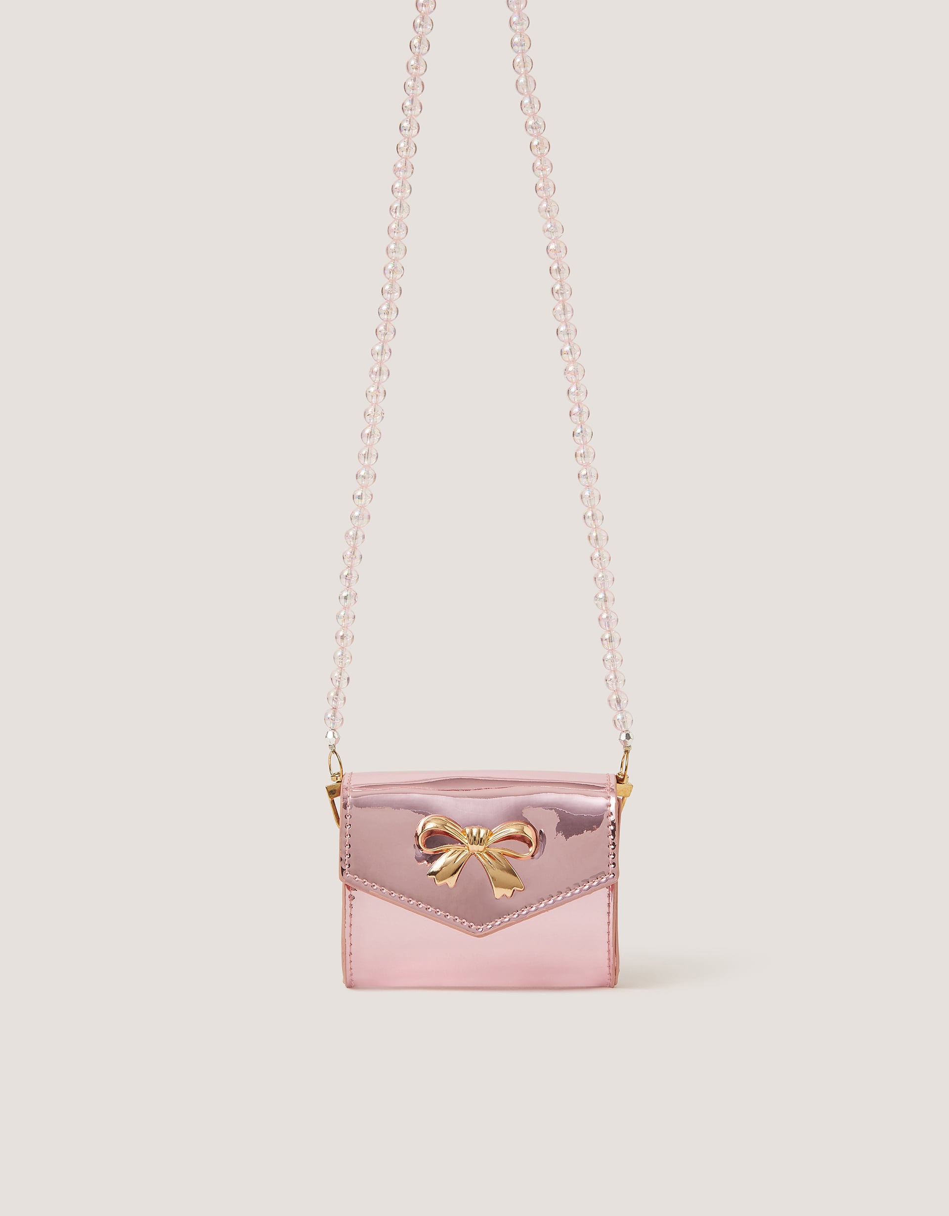 Monsoon Mini Metallic Bag in gold