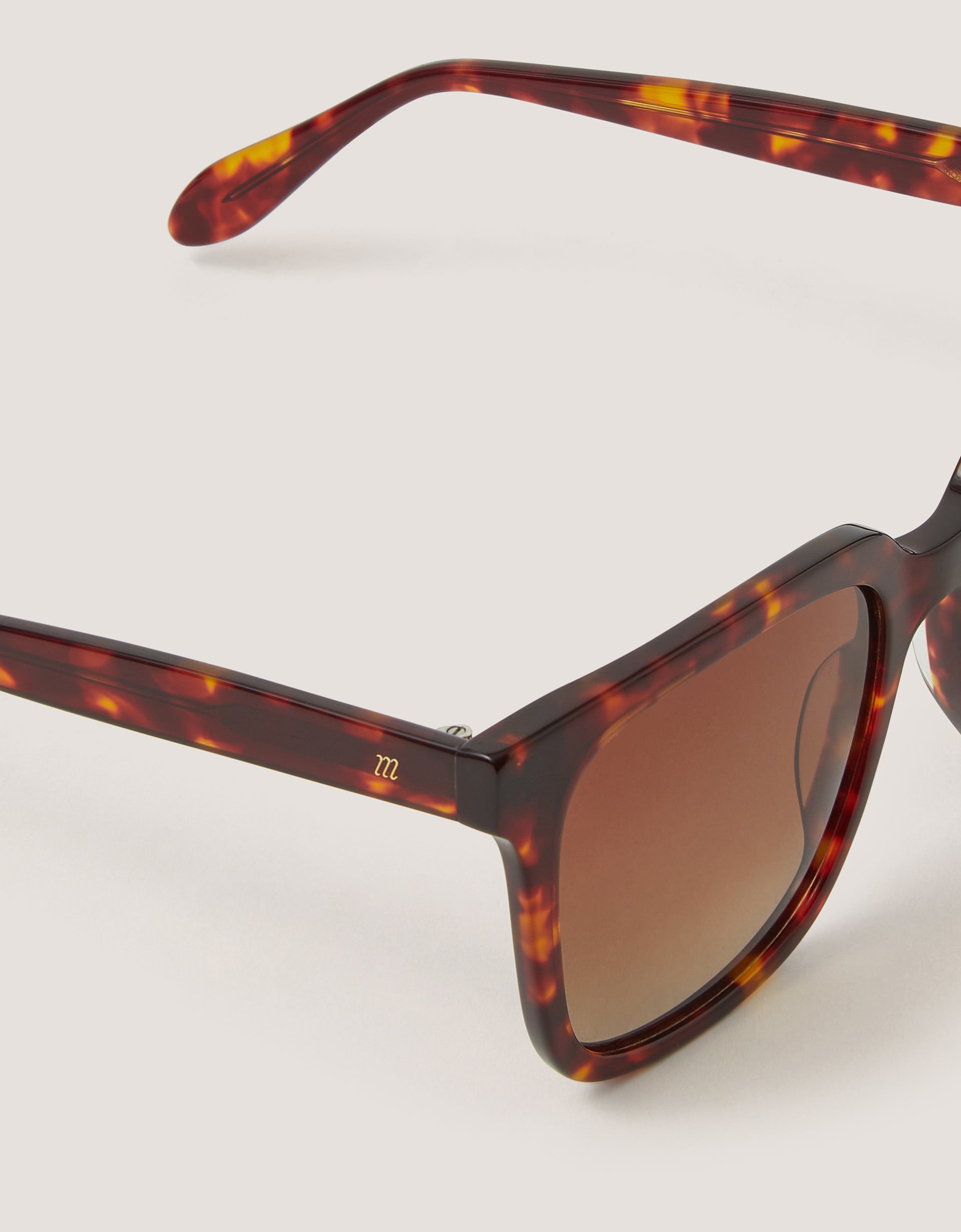 Monsoon Acetate Tort Square Sunglasses, view 2