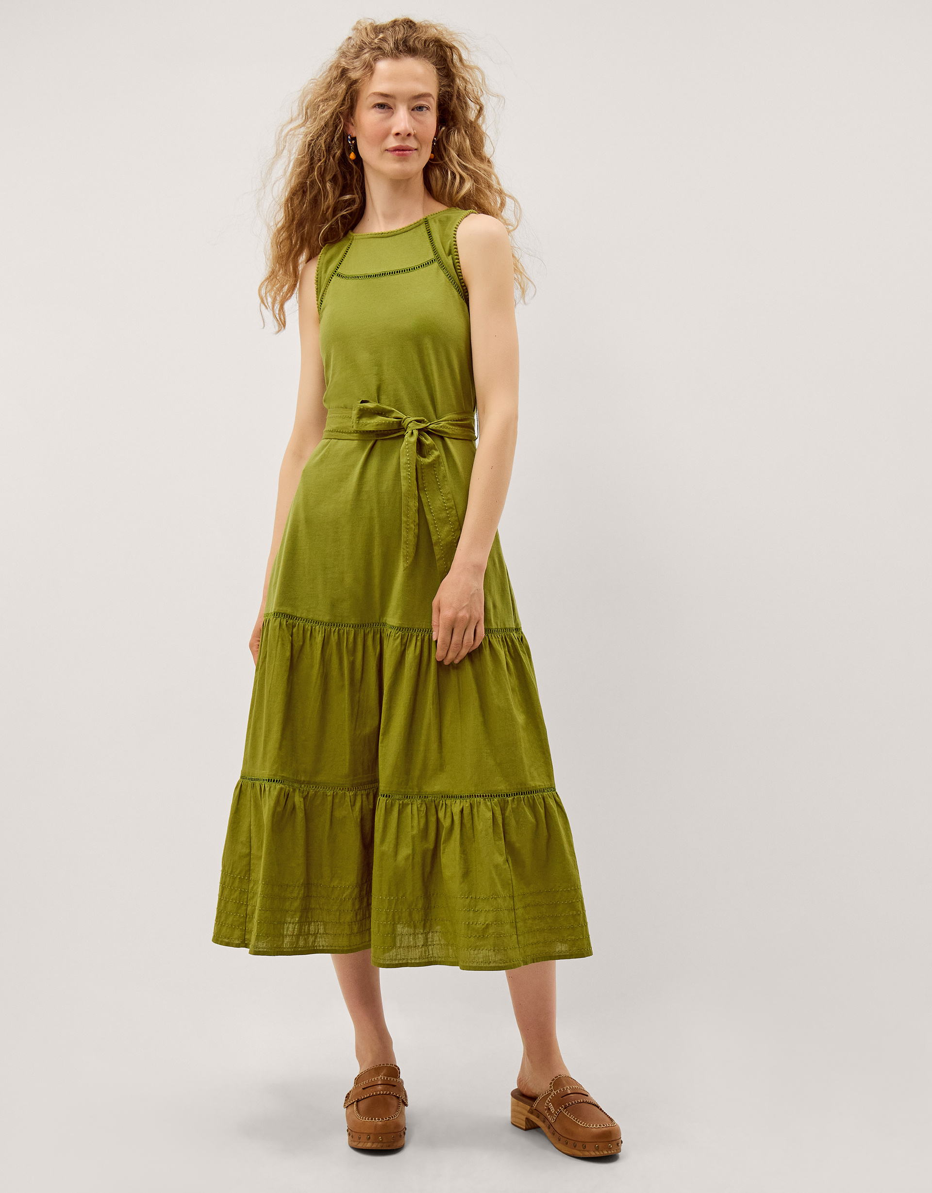 Monsoon Jen Belted Jersey Maxi Dress, view 4