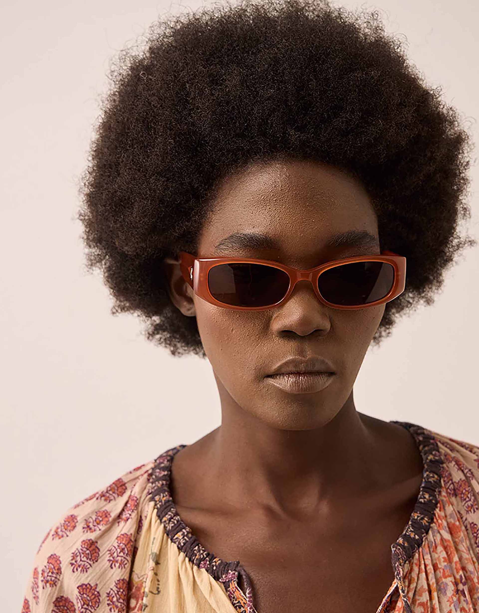 Monsoon Corlin Eyewear Romy Rectangle Sunglasses, view 2