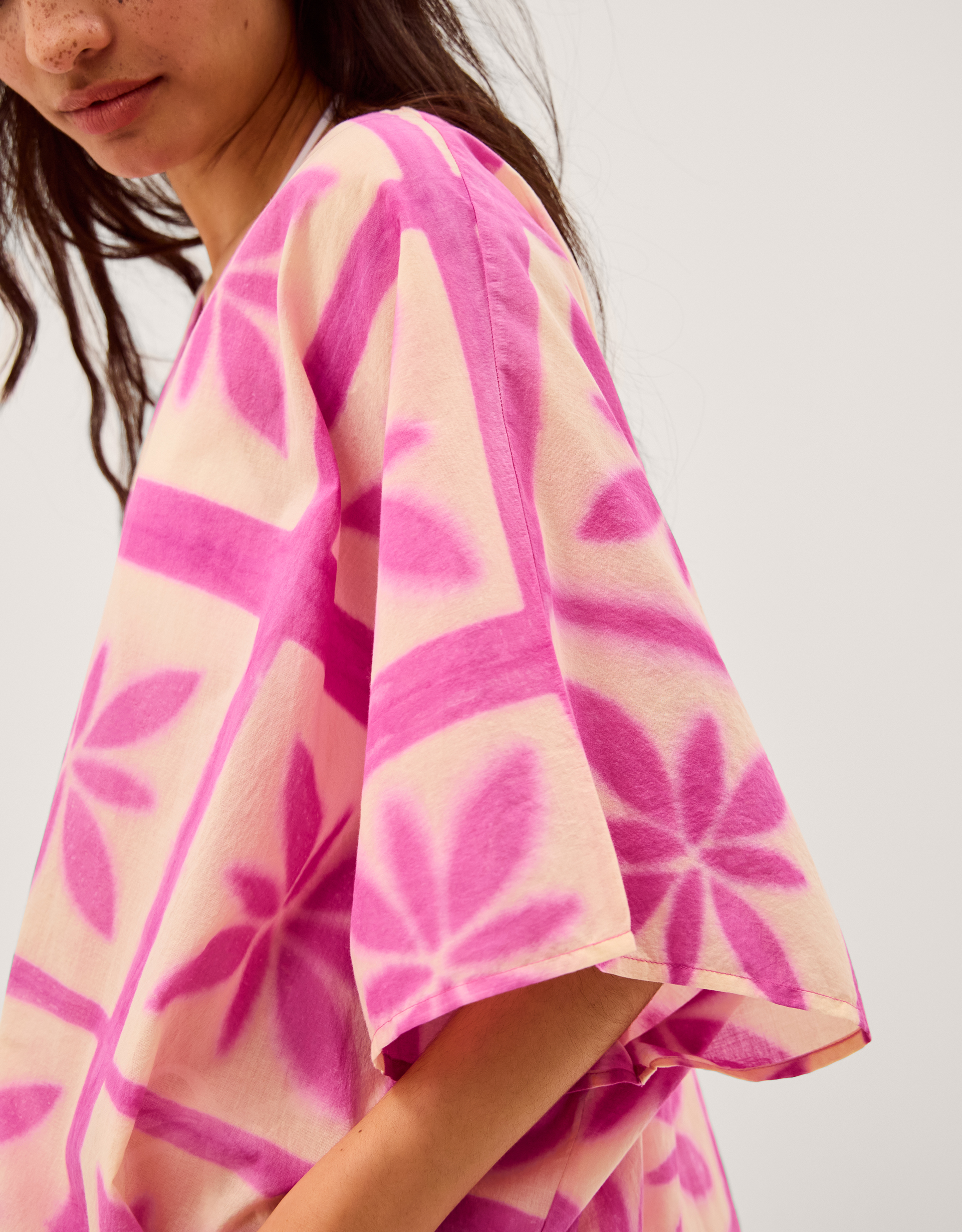 Monsoon Cayla Artisanal Print Mini Kaftan, view 2