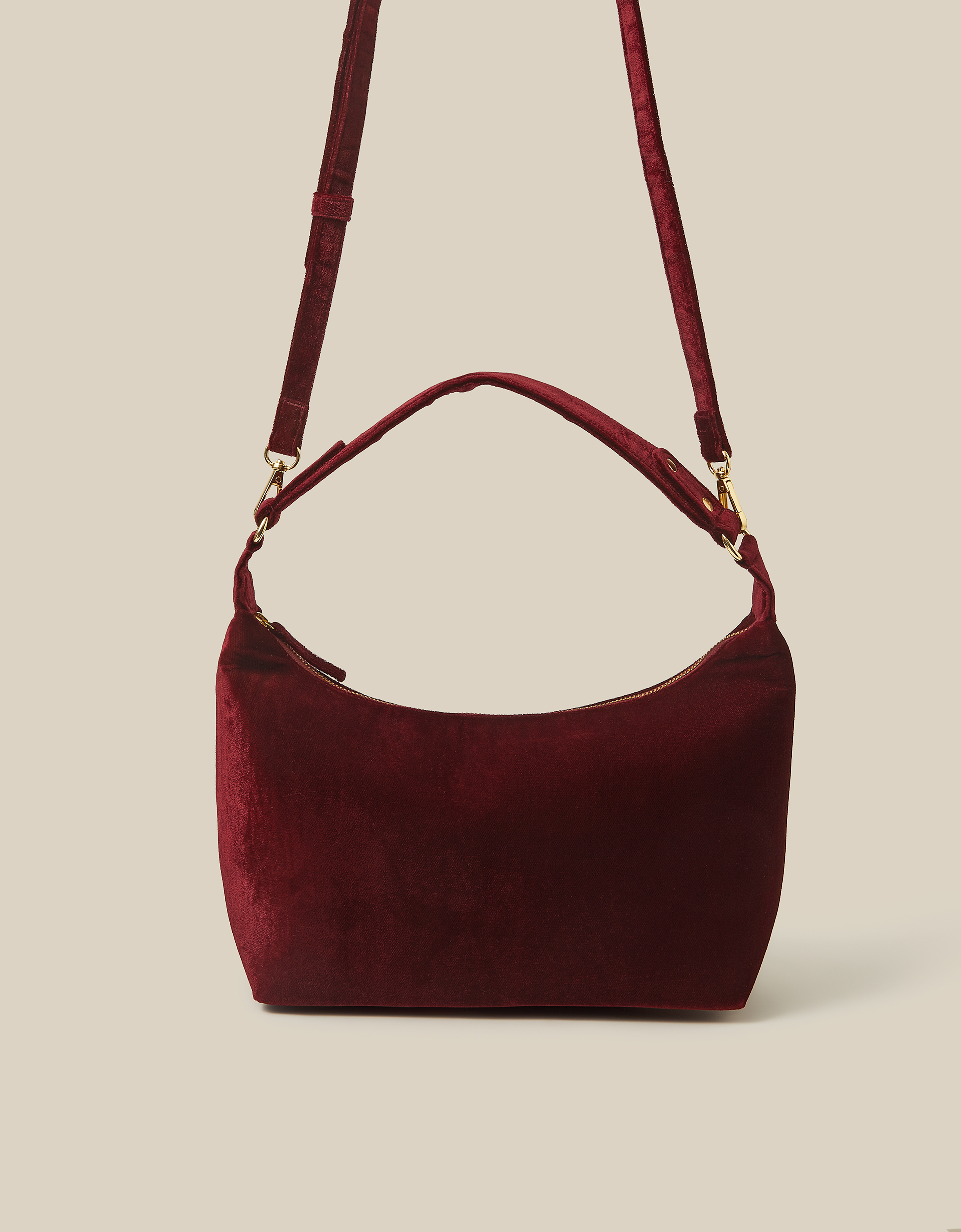Monsoon Vanya Velvet Crossbody Bag
