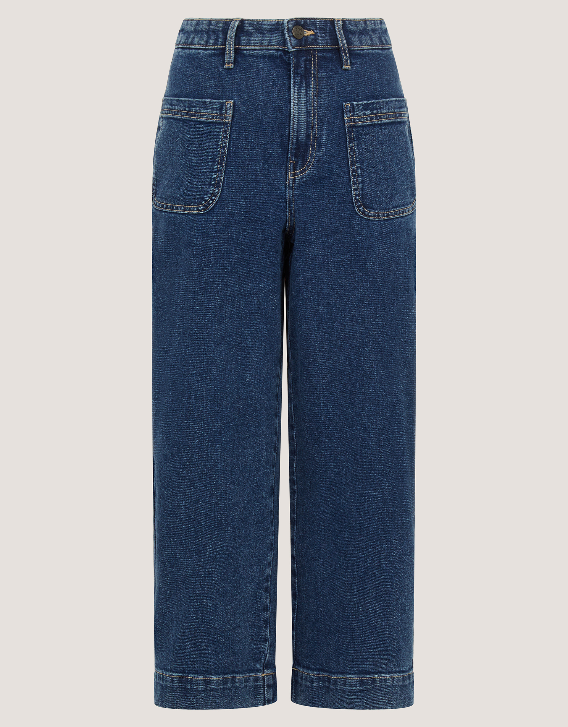 Monsoon Arlo Regular Cropped Jeans, view 6