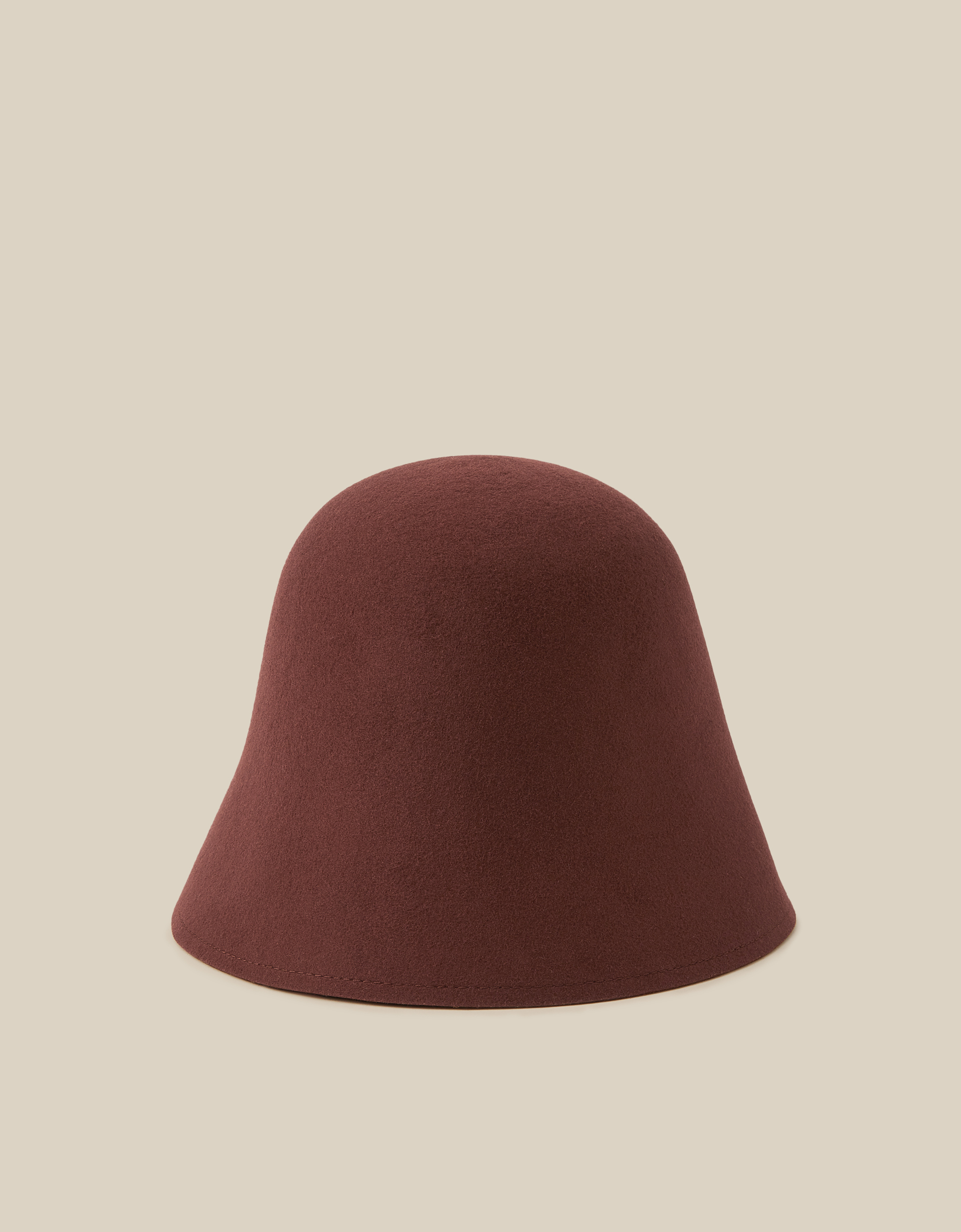 Monsoon Fae Wool Bucket Hat in Brown