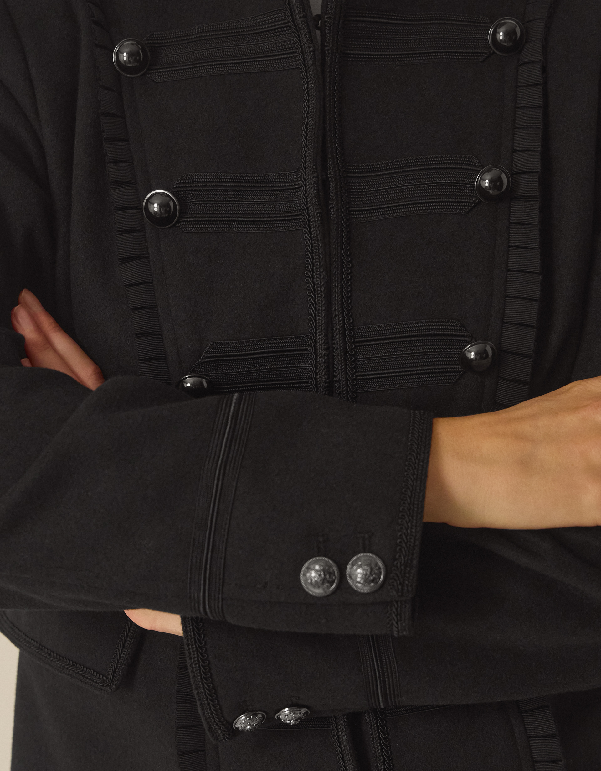 Monsoon Mallory Military Jacket, view 3