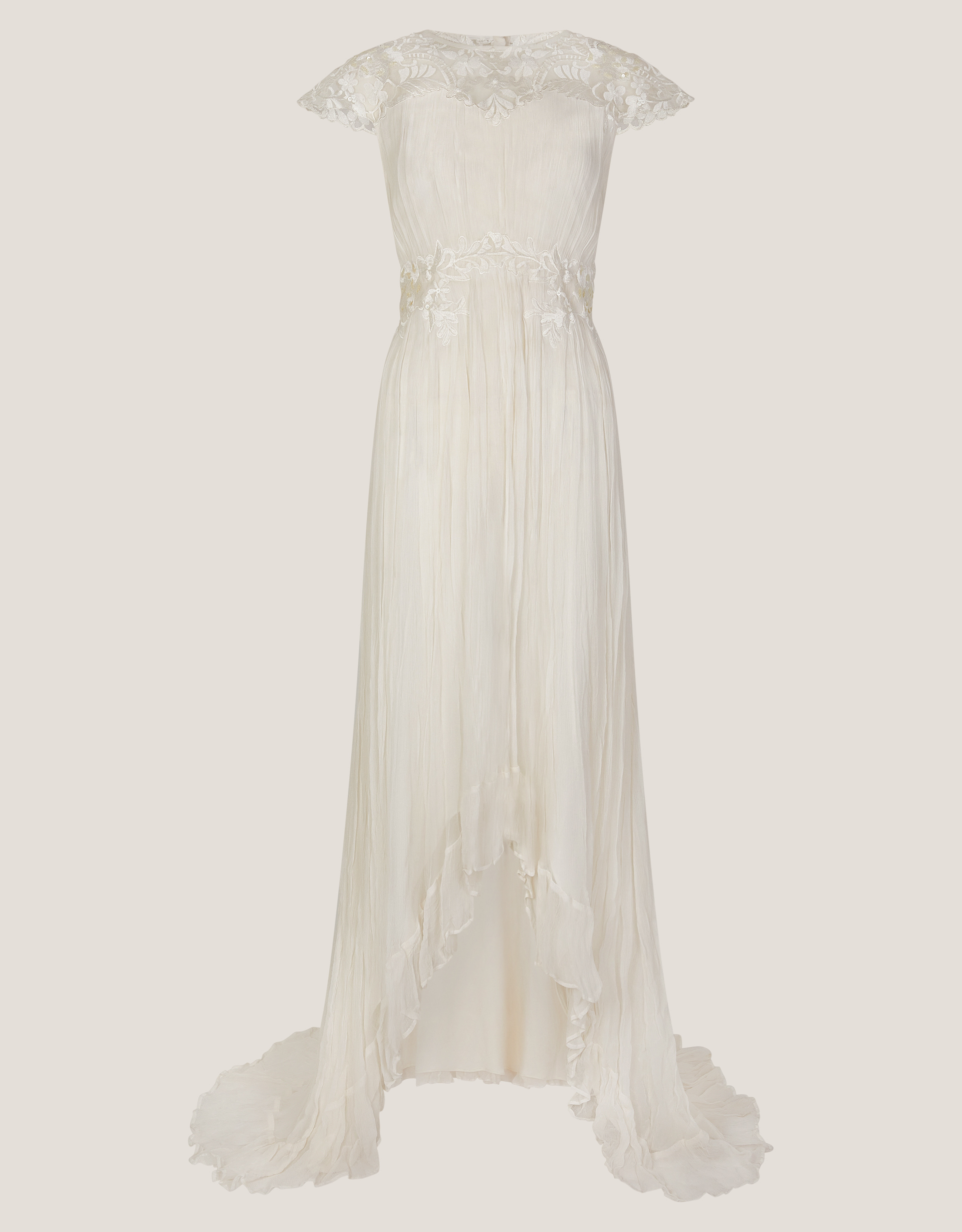 Monsoon Arwen Embroidered Lace Wedding Dress, view 5