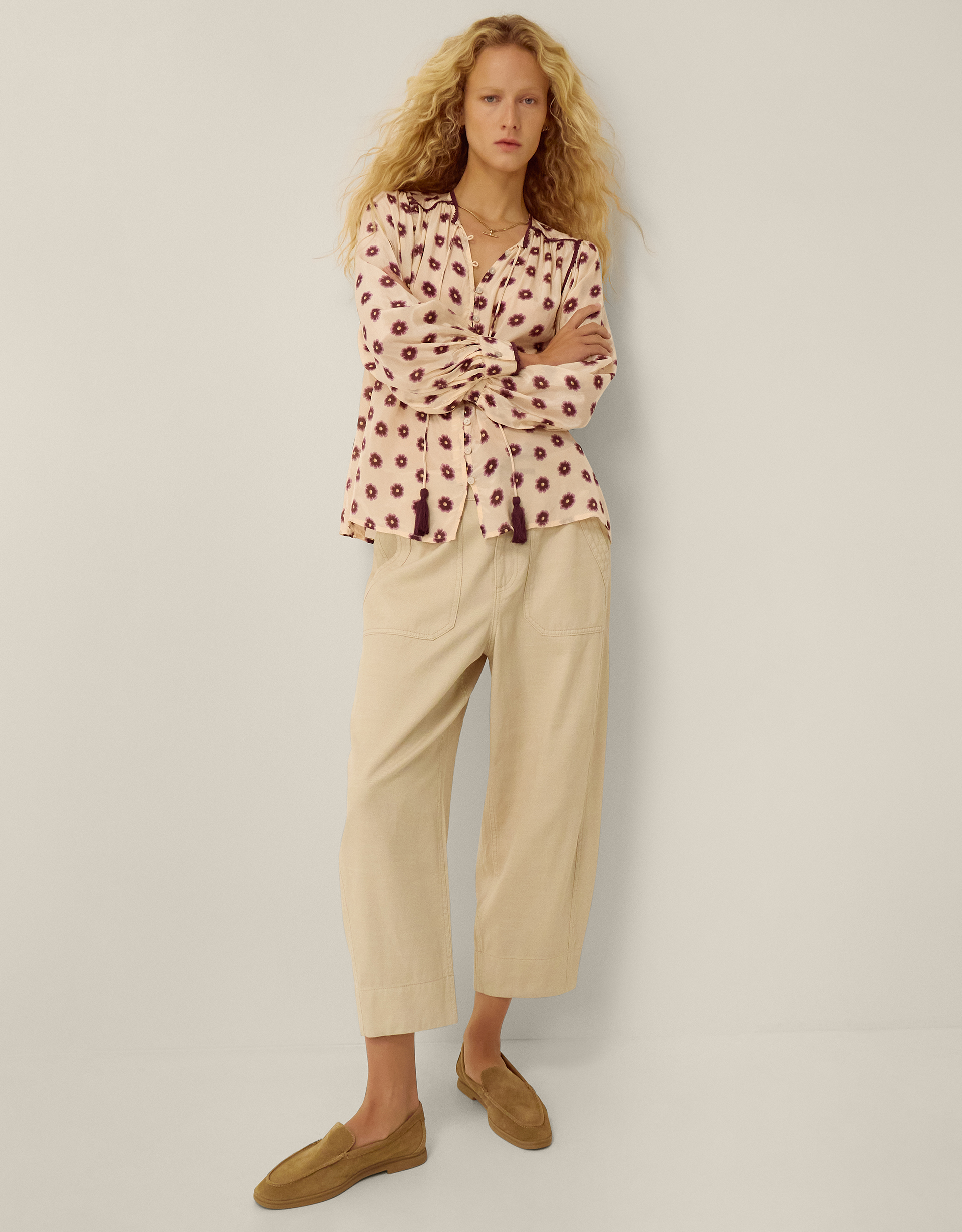 Monsoon Saira Floral Print Blouse, view 3