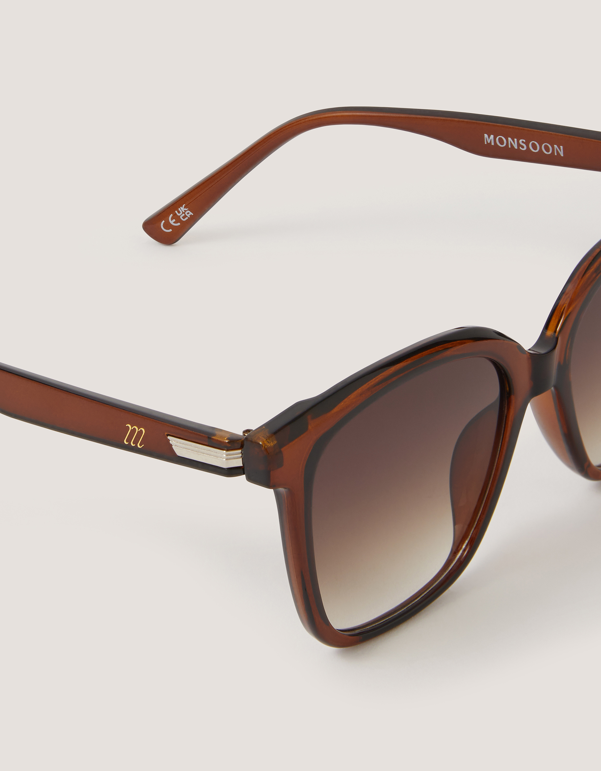 Monsoon Oversized Square Sunglasses, view 2