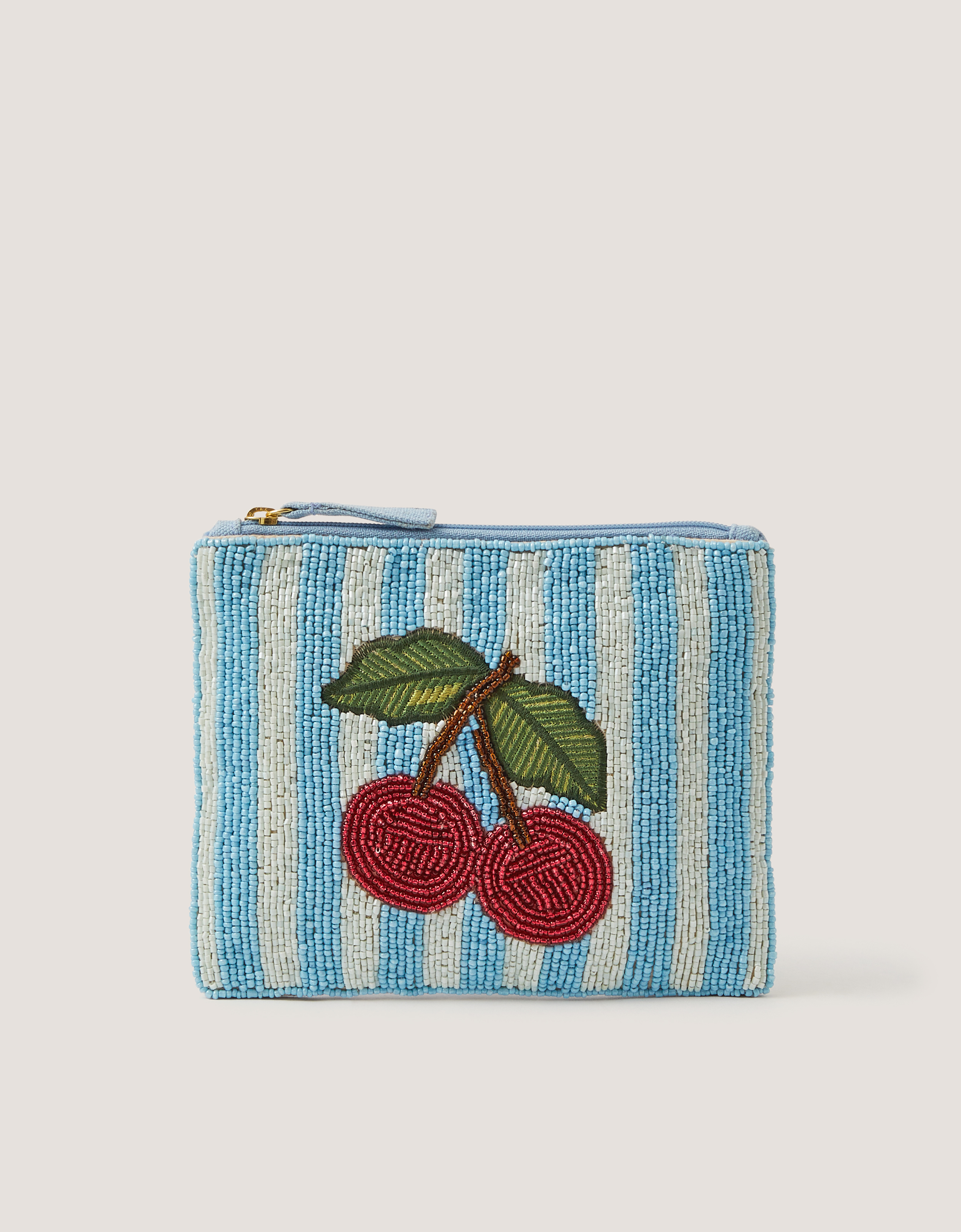 Monsoon Cherry Beaded Pouch
