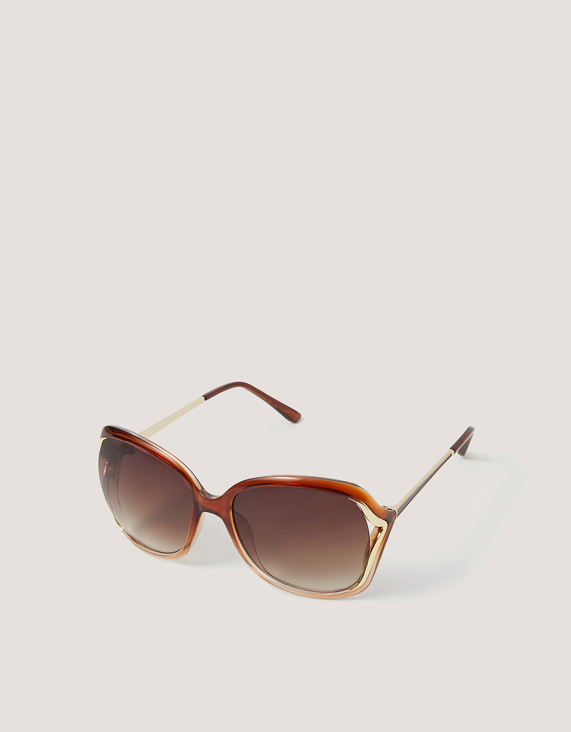 Monsoon Oversized Ombré Wrap Sunglasses
