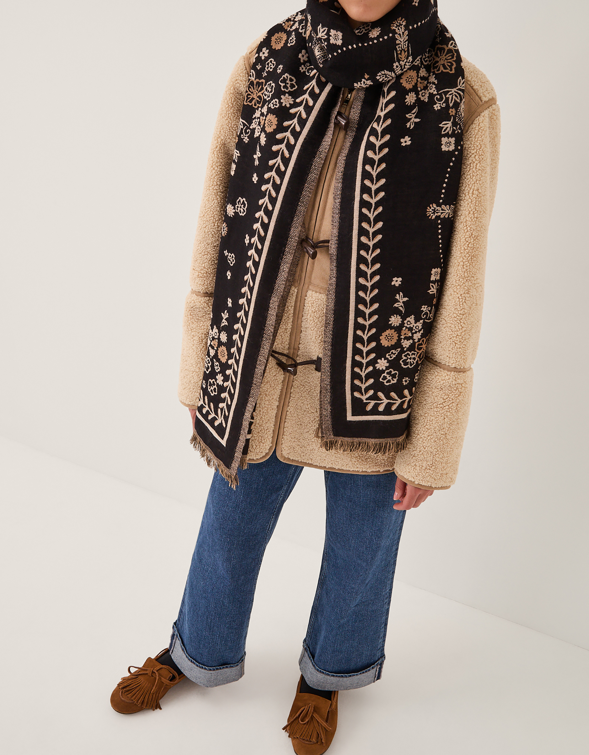 Monsoon Sammi Medallion Print Scarf