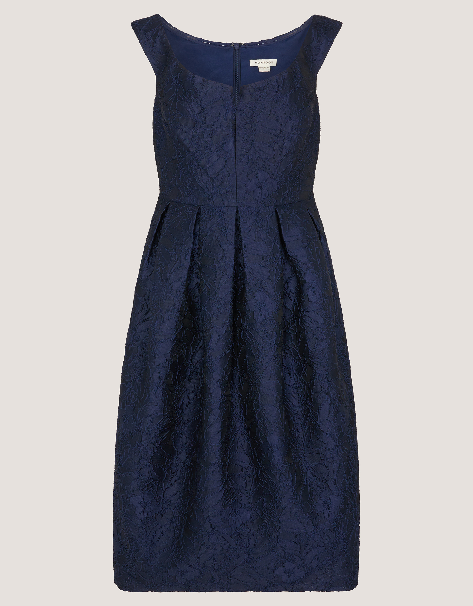 Monsoon Juliana Floral Jacquard Midi Dress, view 5